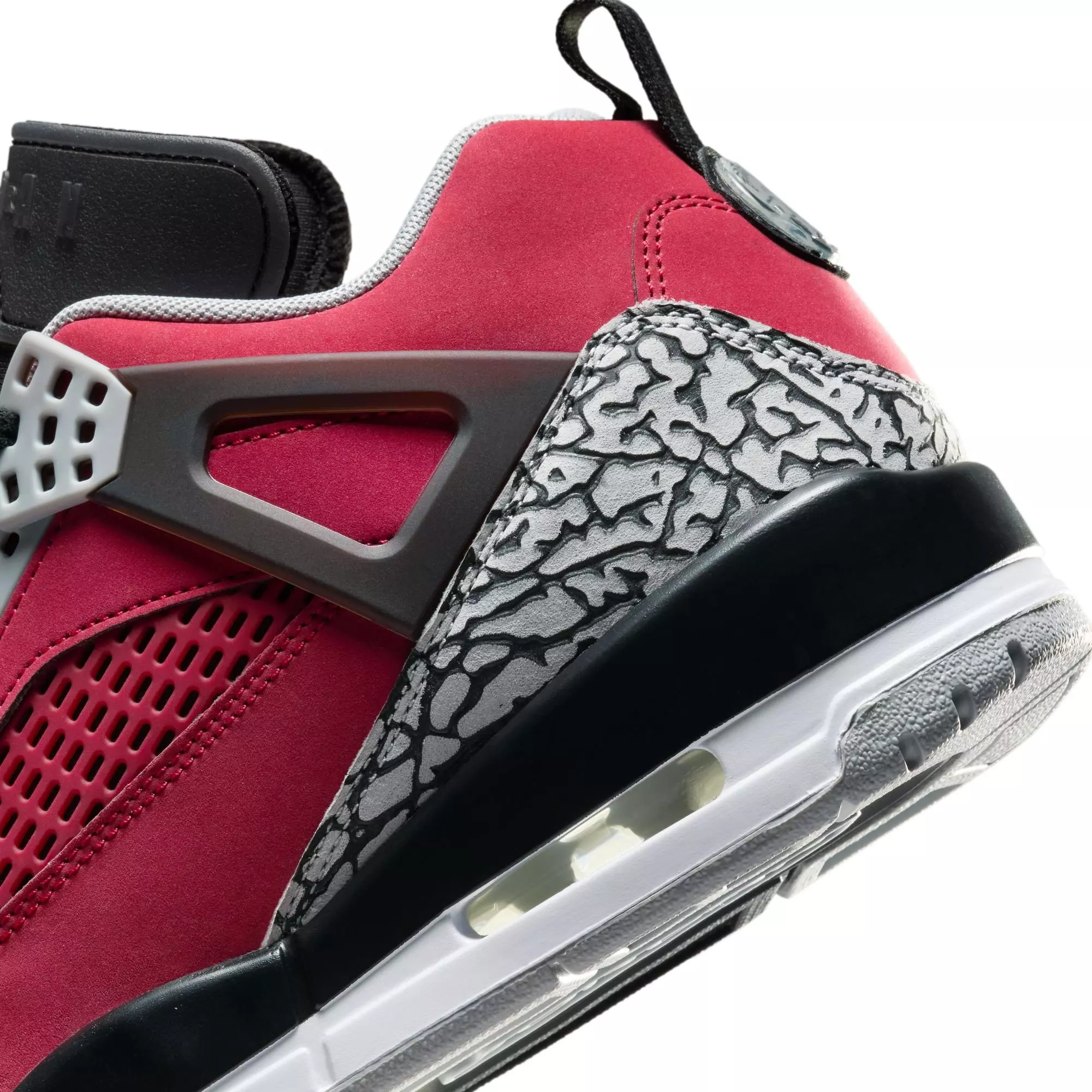 Jordan Spizike Low "Gym Red/Black/Wolf Grey/Cool Grey" Men's Shoe - RED/BLACK/GREY