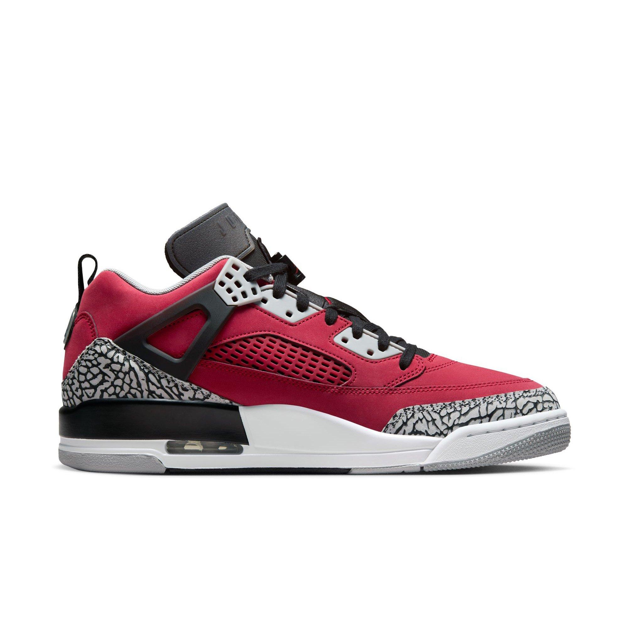 Jordan Spizike Low Men's "Gym Red/Black/White/Wolf Grey/Cool Grey" Shoe