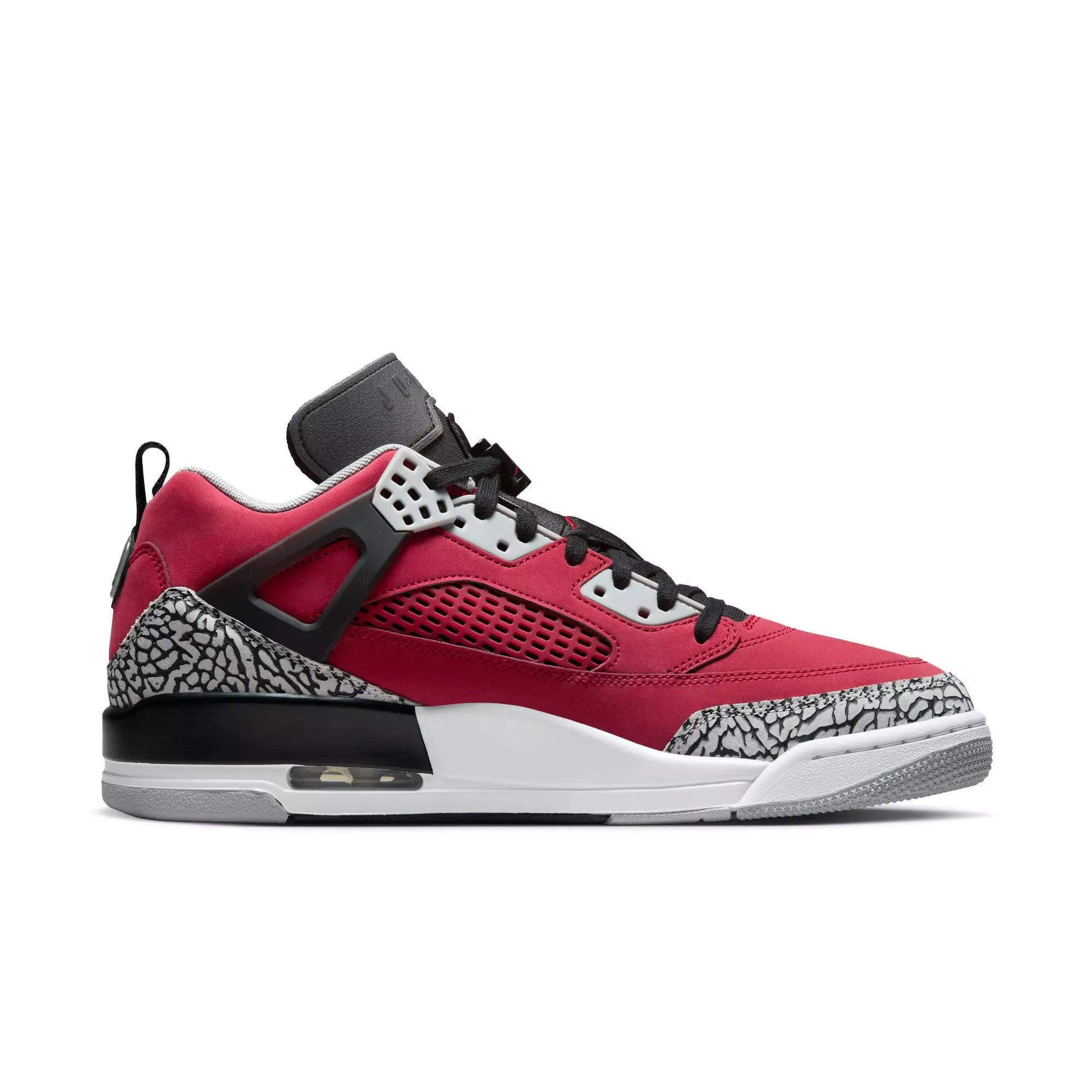 Jordan Spizike Low "Gym Red/Black/Wolf Grey/Cool Grey" Men's Shoe - RED/BLACK/GREY