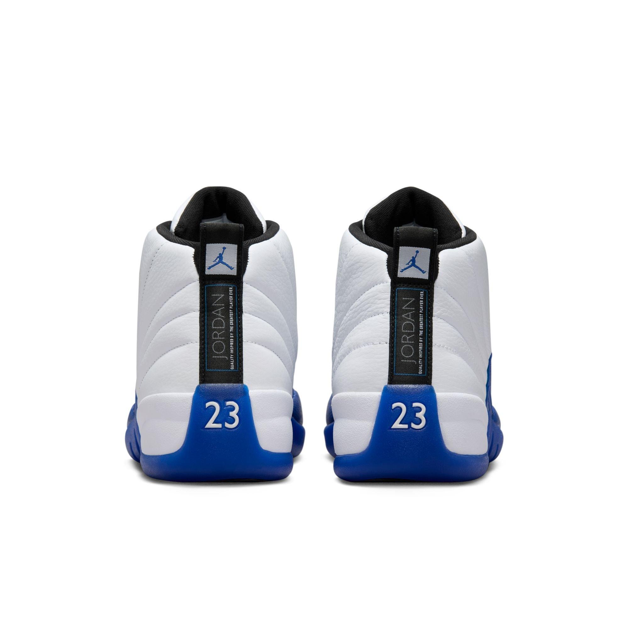 Jordan 12 Retro "White and Game Royal" Men's Shoe