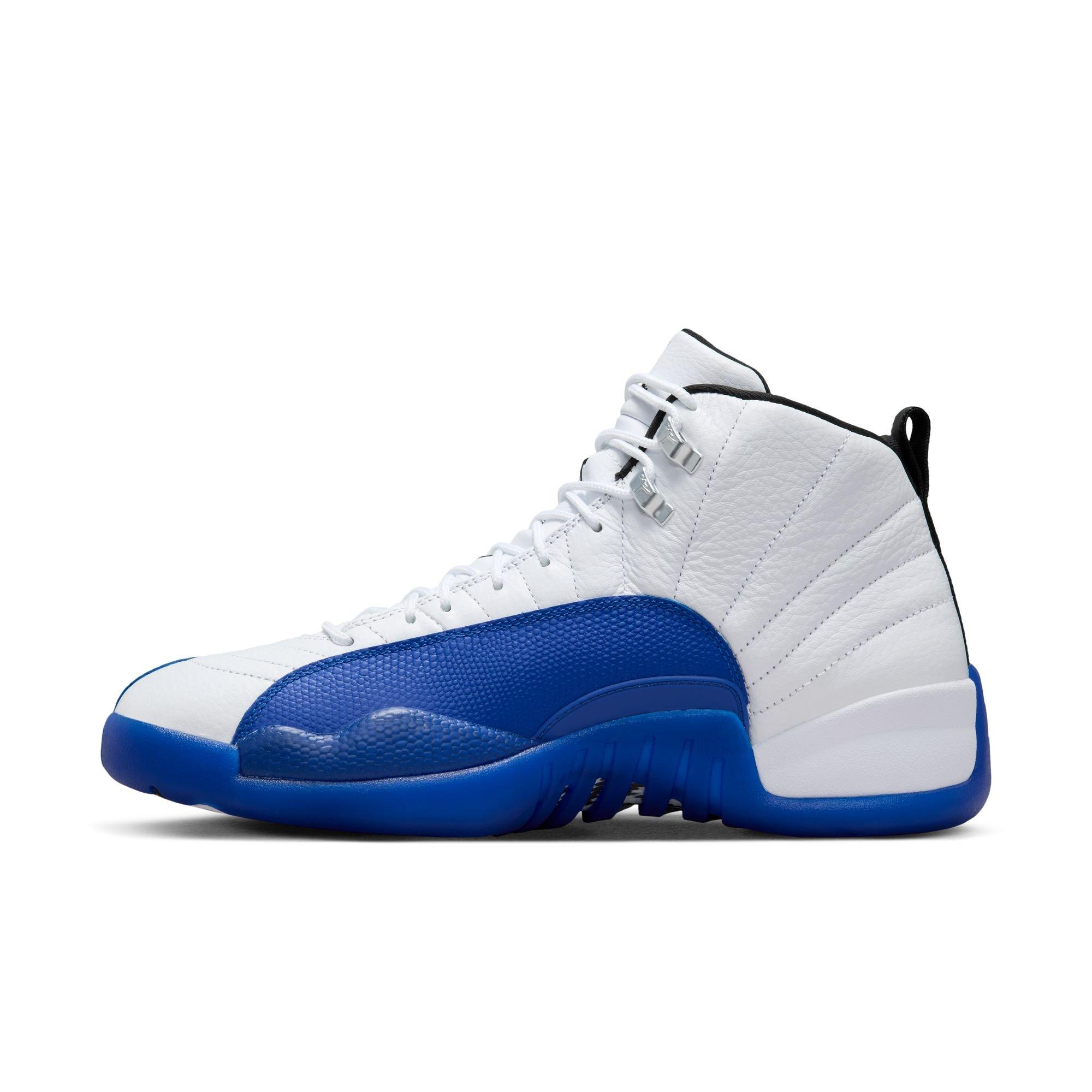 Jordan 12 Retro "White and Game Royal" Men's Shoe