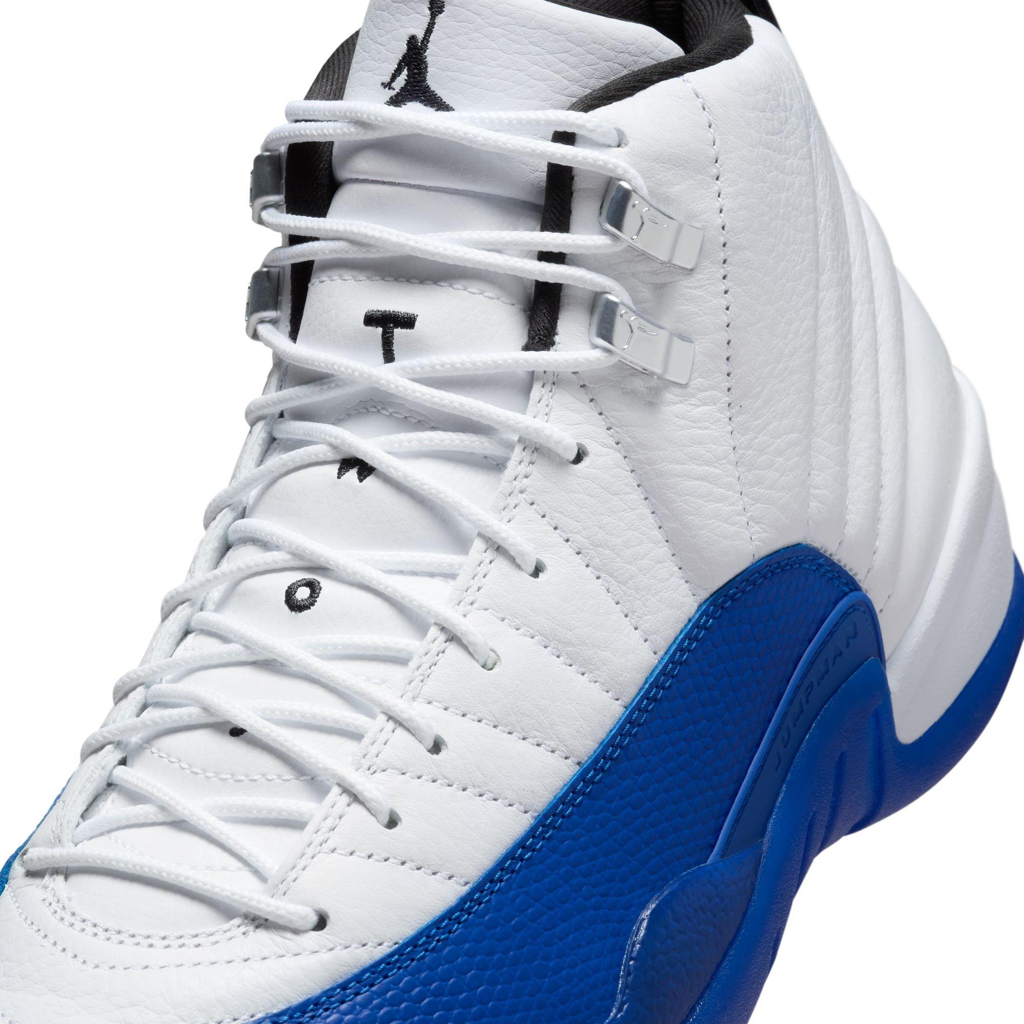 Jordan 12 Retro "White and Game Royal" Men's Shoe