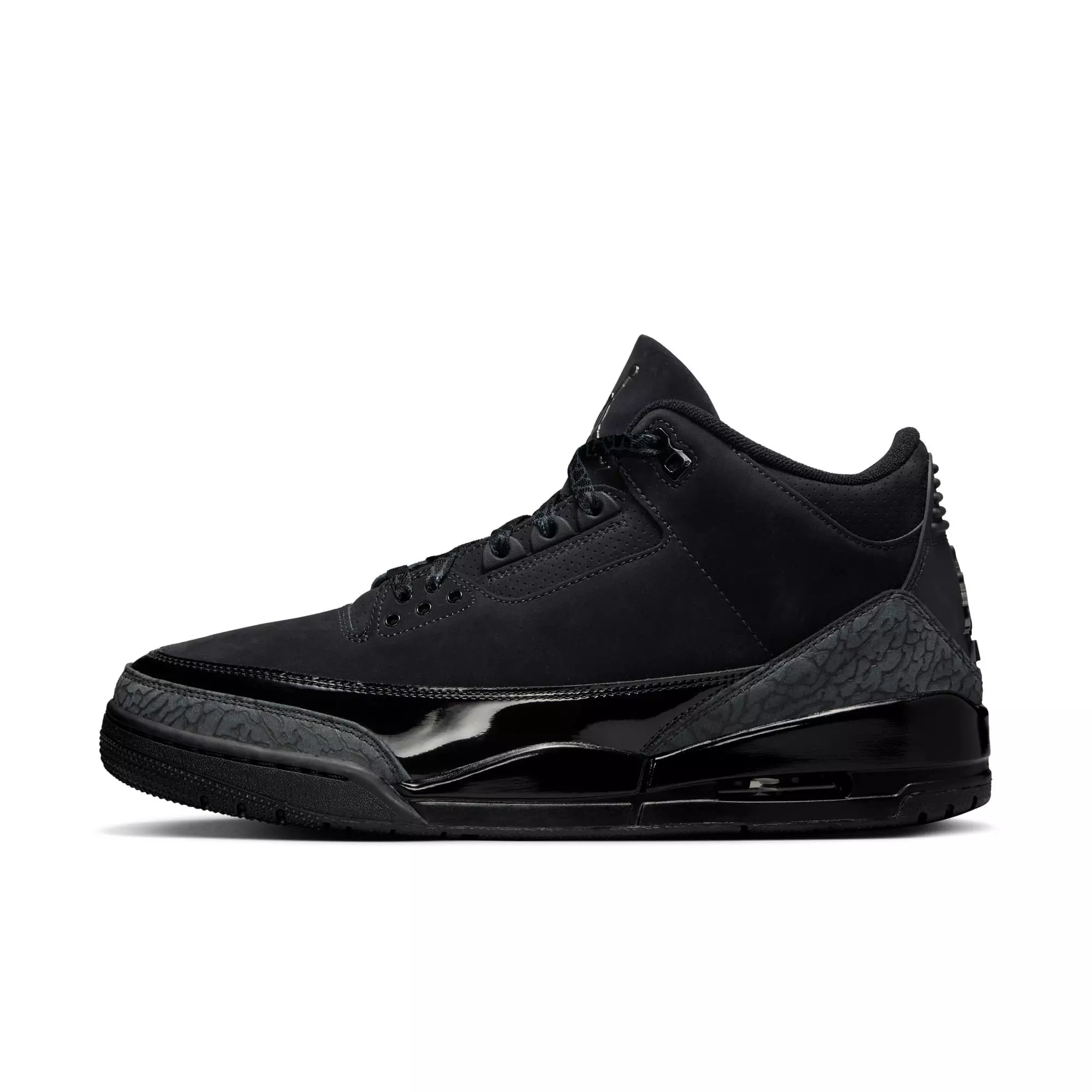 Jordan 3 Retro "Black Cat" Men's Shoe - BLACK/DARK CHARCOAL/WHITE
