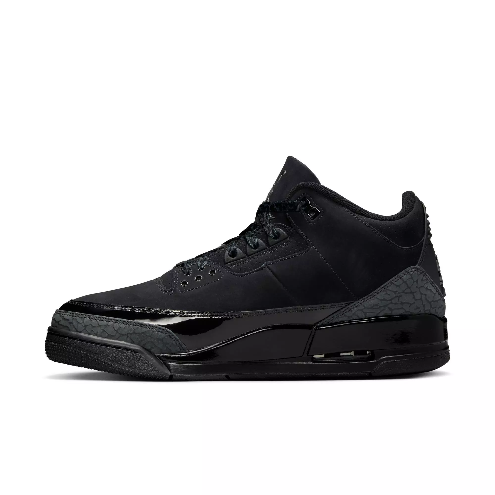 Jordan 3 Retro "Black Cat" Men's Shoe - BLACK/DARK CHARCOAL/WHITE