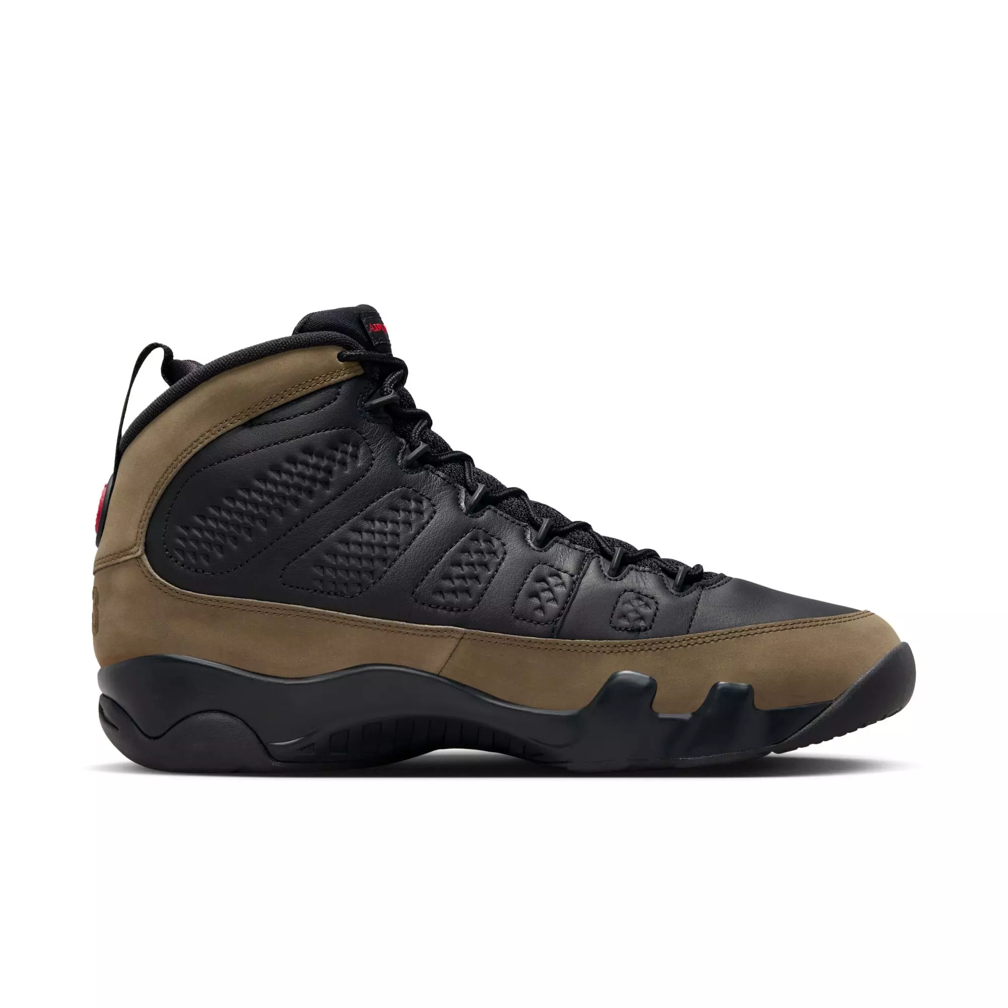 Jordan 9 Retro "Olive" Men's Shoe - BLACK/TRUE RED/LIGHT OLIVE