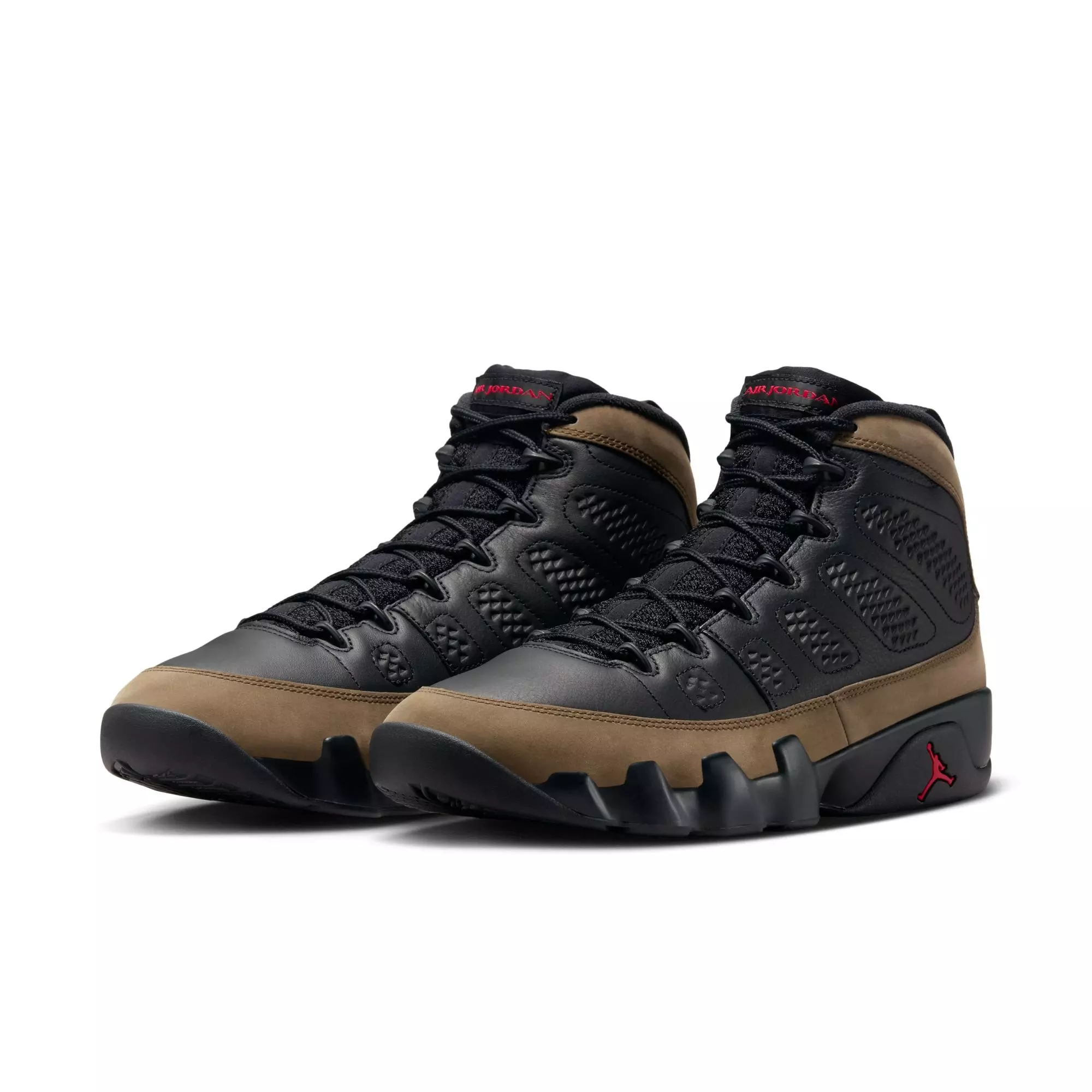 Jordan 9 Retro "Olive" Men's Shoe - BLACK/TRUE RED/LIGHT OLIVE