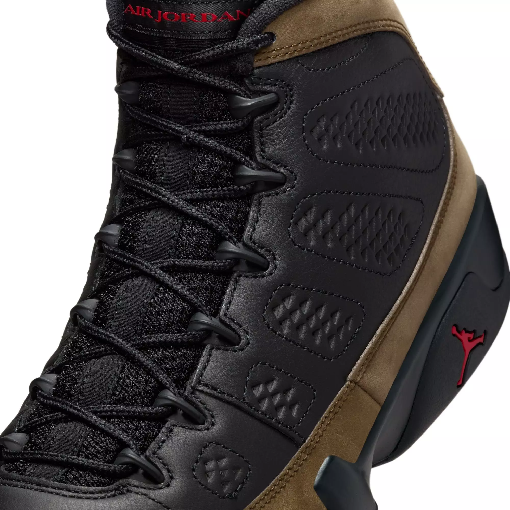 Jordan 9 Retro "Olive" Men's Shoe - BLACK/TRUE RED/LIGHT OLIVE