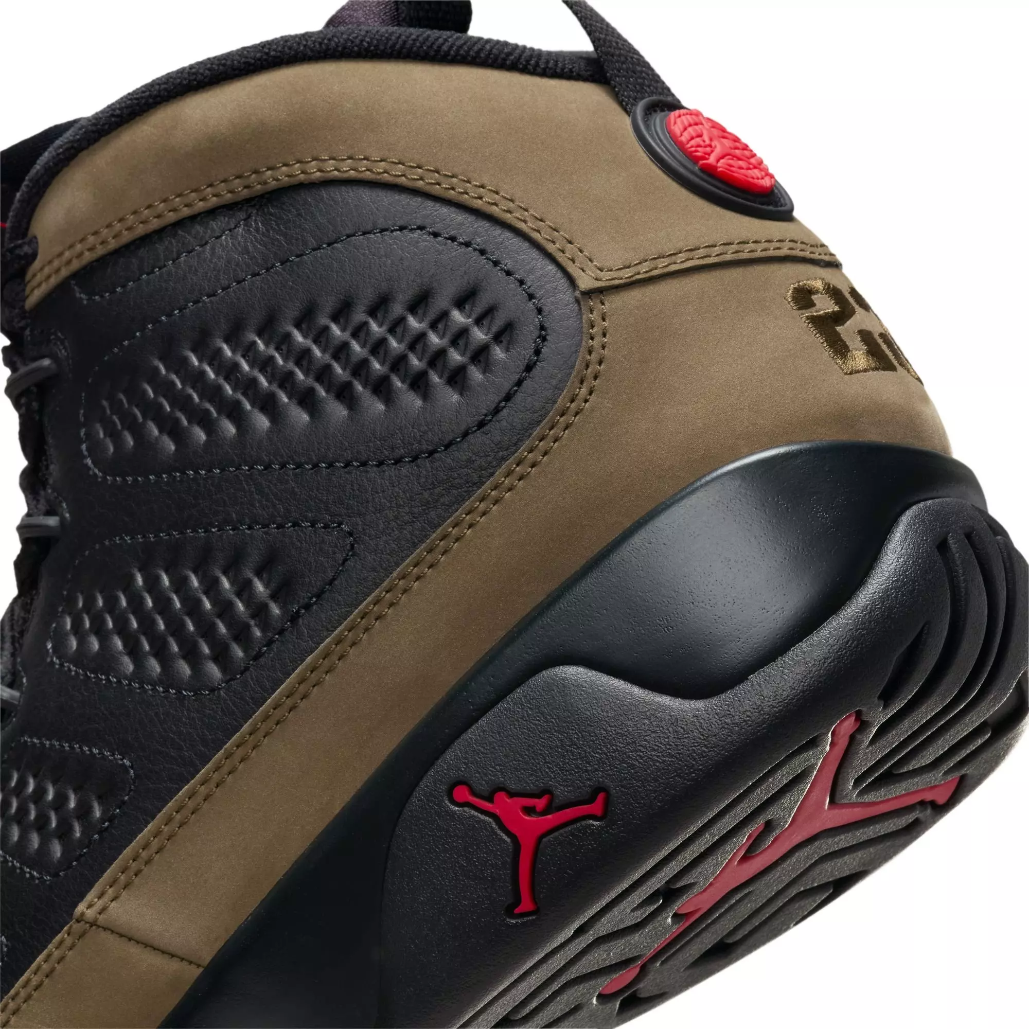 Jordan 9 Retro "Olive" Men's Shoe - BLACK/TRUE RED/LIGHT OLIVE
