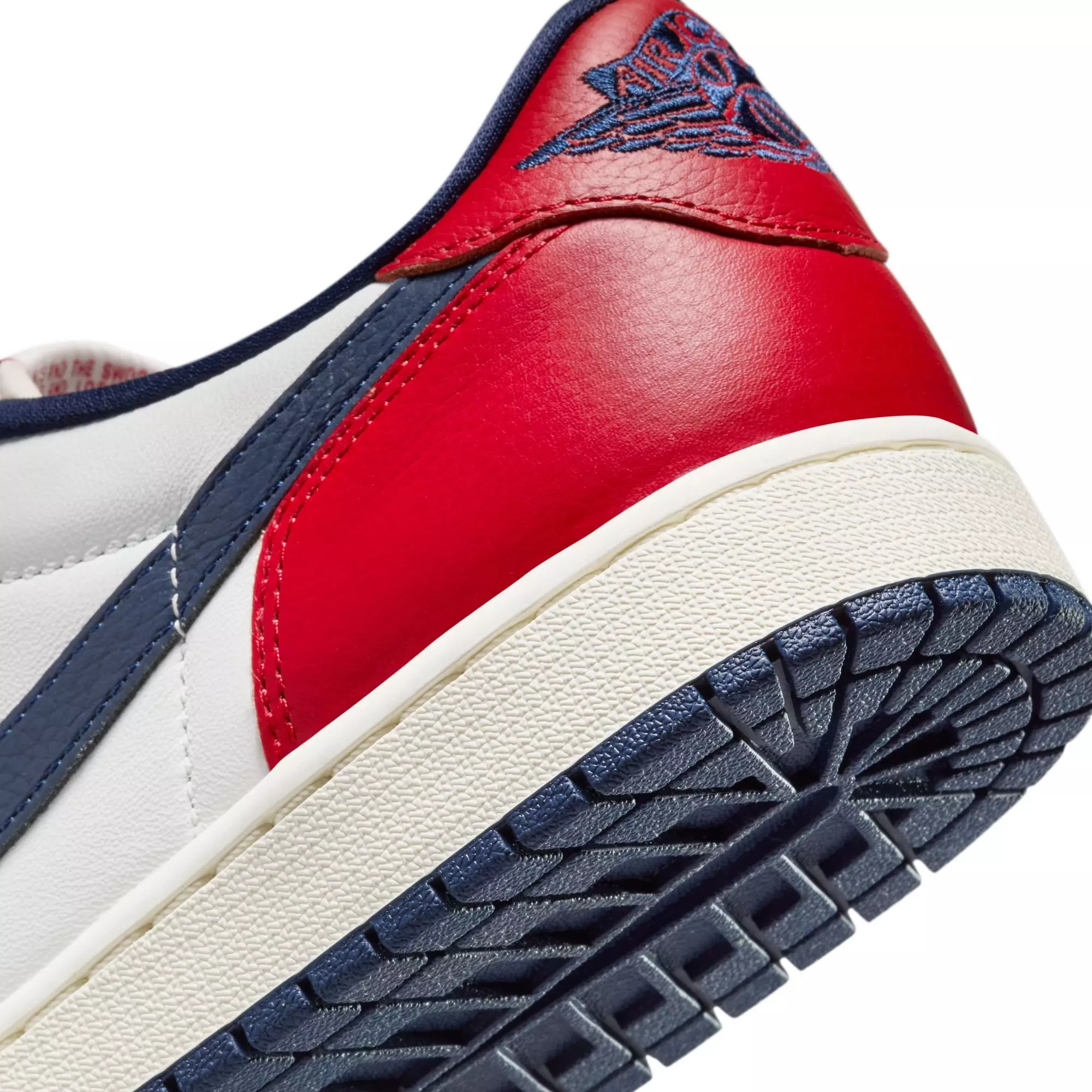 Jordan 1 Retro Low "Howard University" Men's Shoe - SUMMIT WHITE/GYM RED/MIDNIGHT NAVY