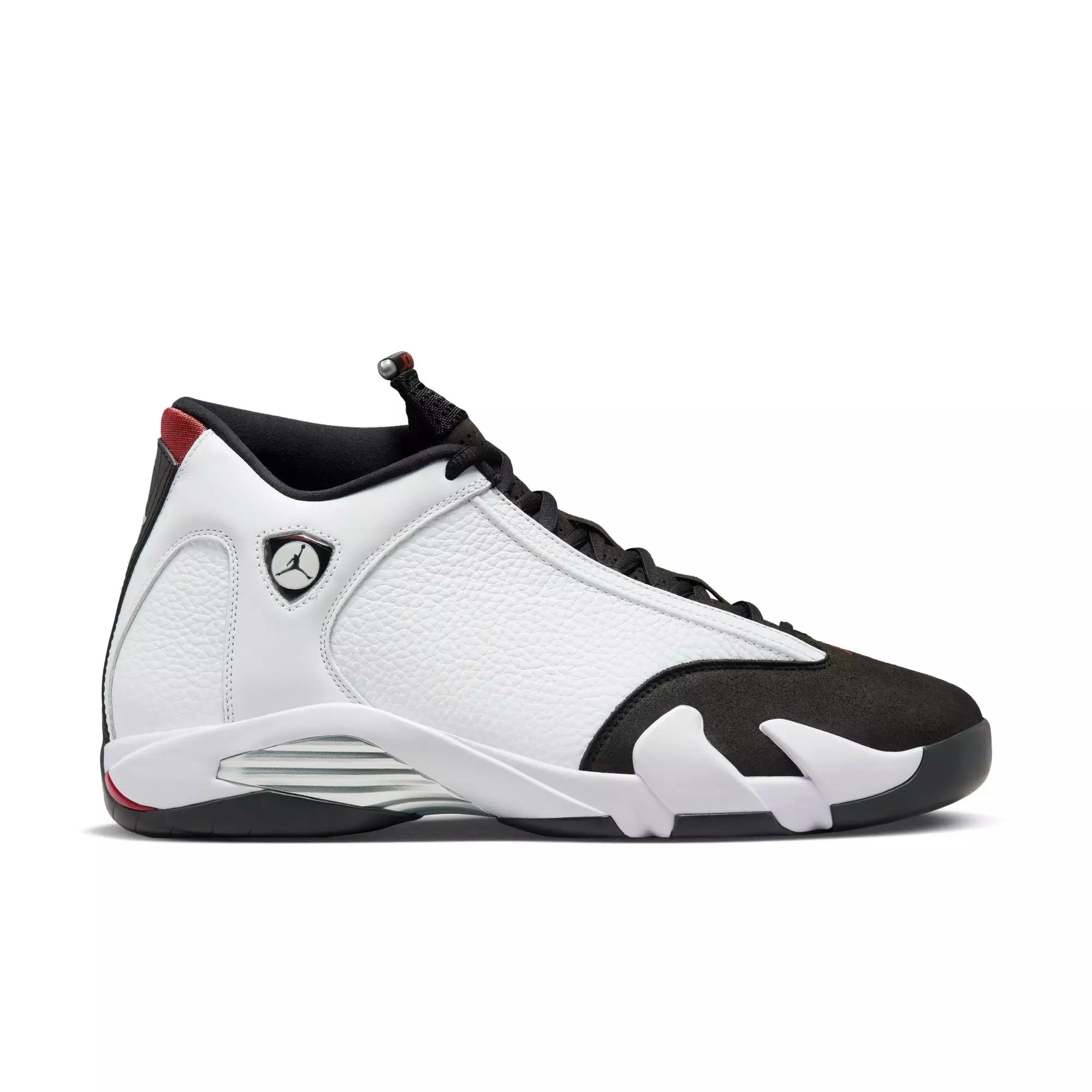 Jordan 14 Retro "Black Toe" Men's Shoe - WHITE/VARSITY RED/BLACK