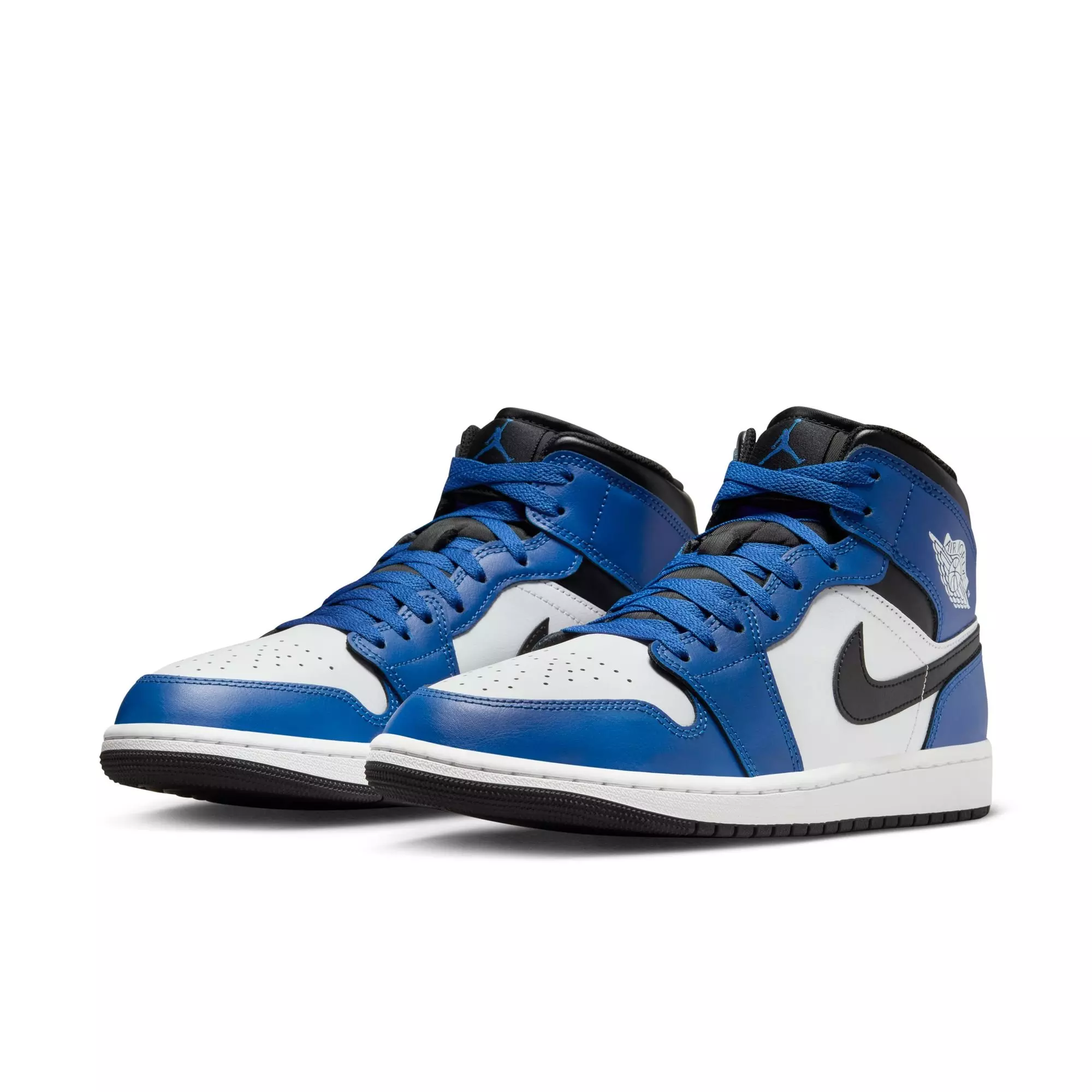 Jordan 1 Mid "Game Royal/Black/White" Men's Shoe - BLUE/BLACK/WHITE