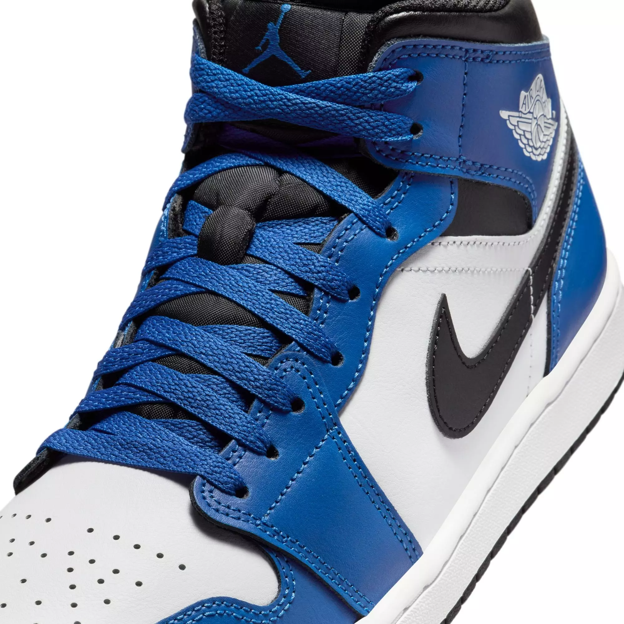 Jordan 1 Mid "Game Royal/Black/White" Men's Shoe - BLUE/BLACK/WHITE