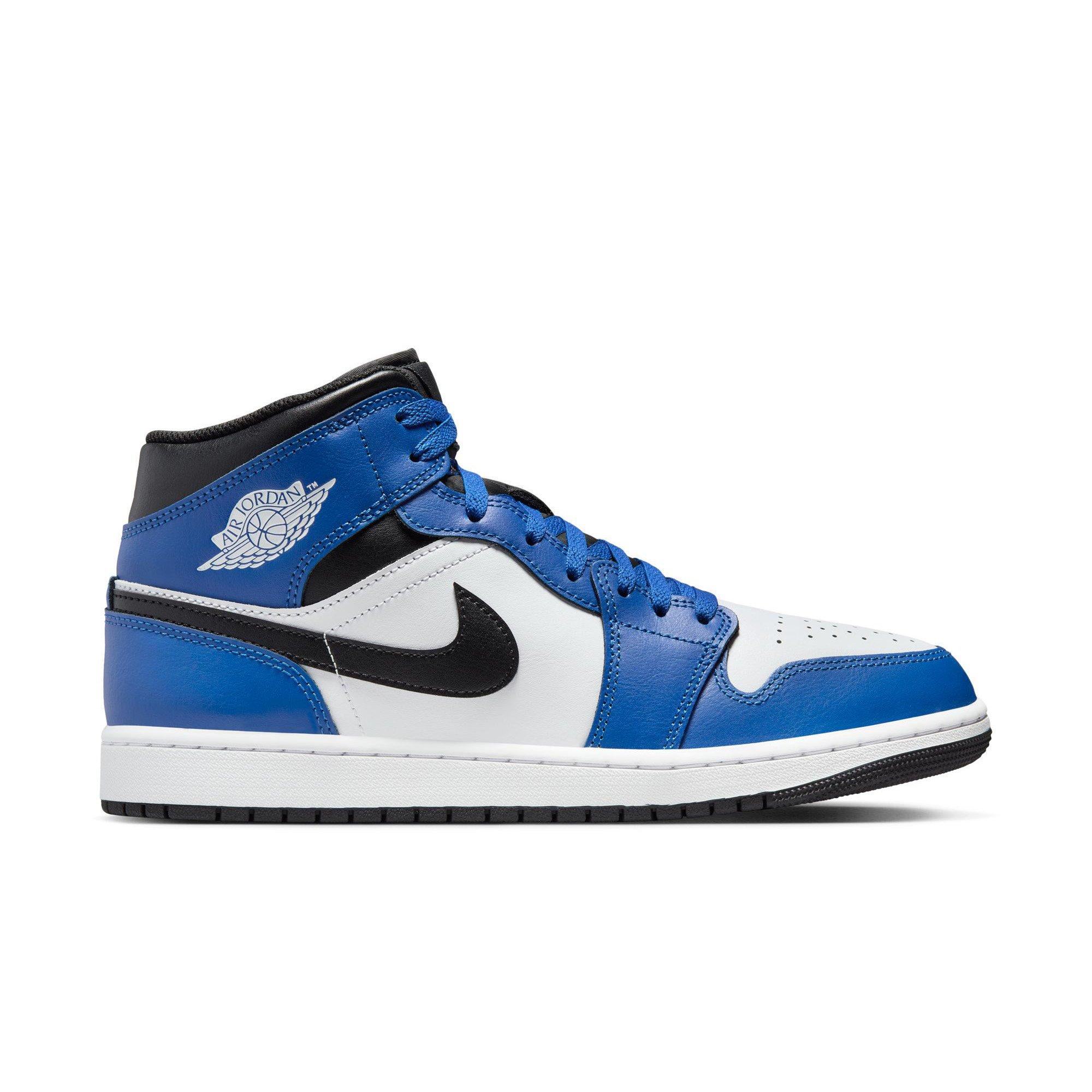 Jordan 1 Mid "Game Royal/Black/White" Men's Shoe - BLUE/BLACK/WHITE