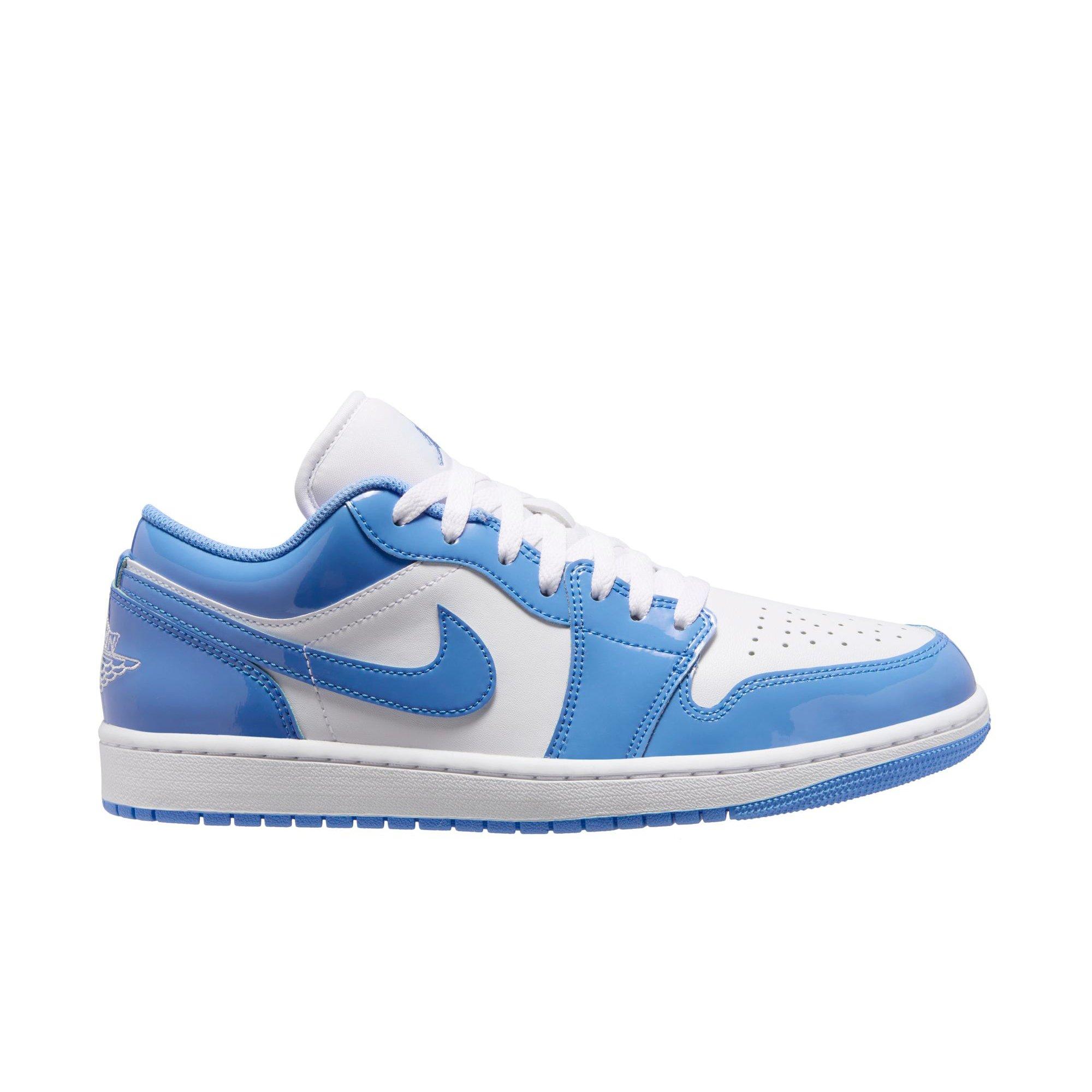 Jordan 1 Low SE White Patent Leather Shoe | Hibbett