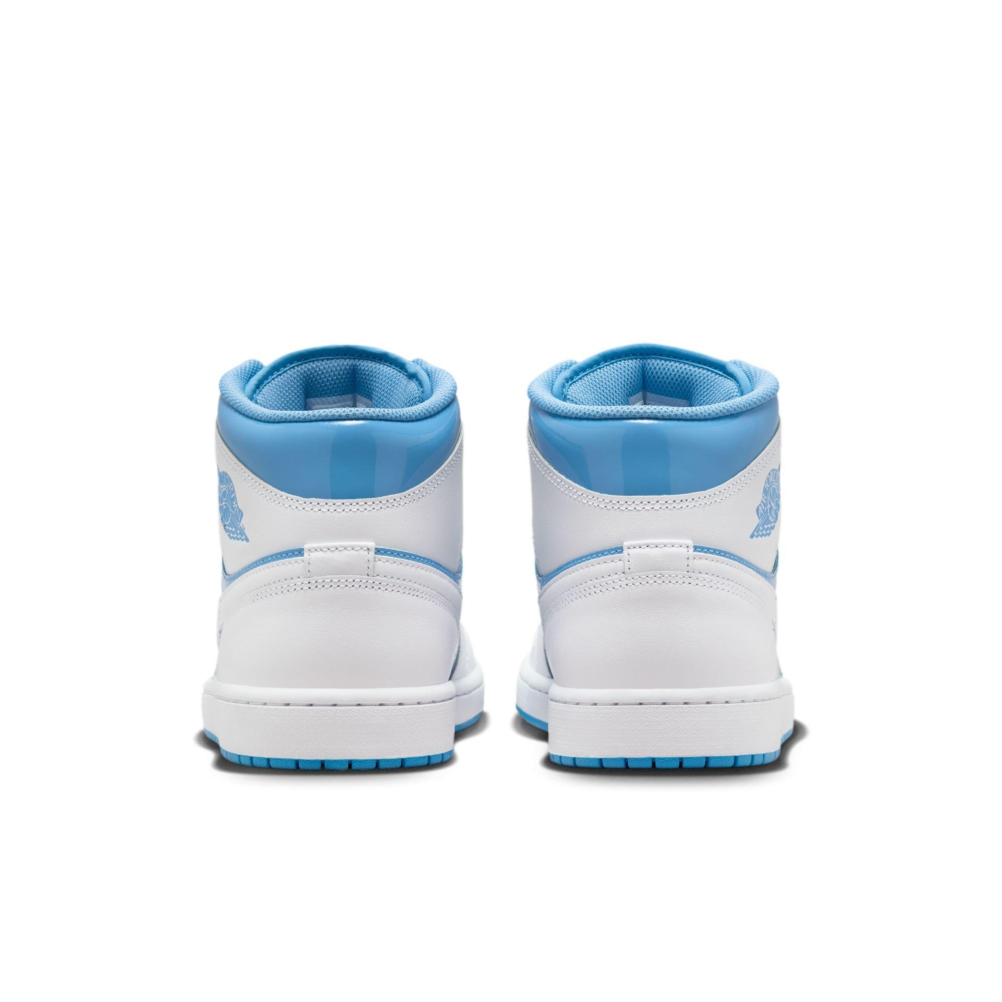 Jordan 1 Mid SE "White/Legend Blue" Men's Shoe - WHITE/BLUE Thumbnail View 6
