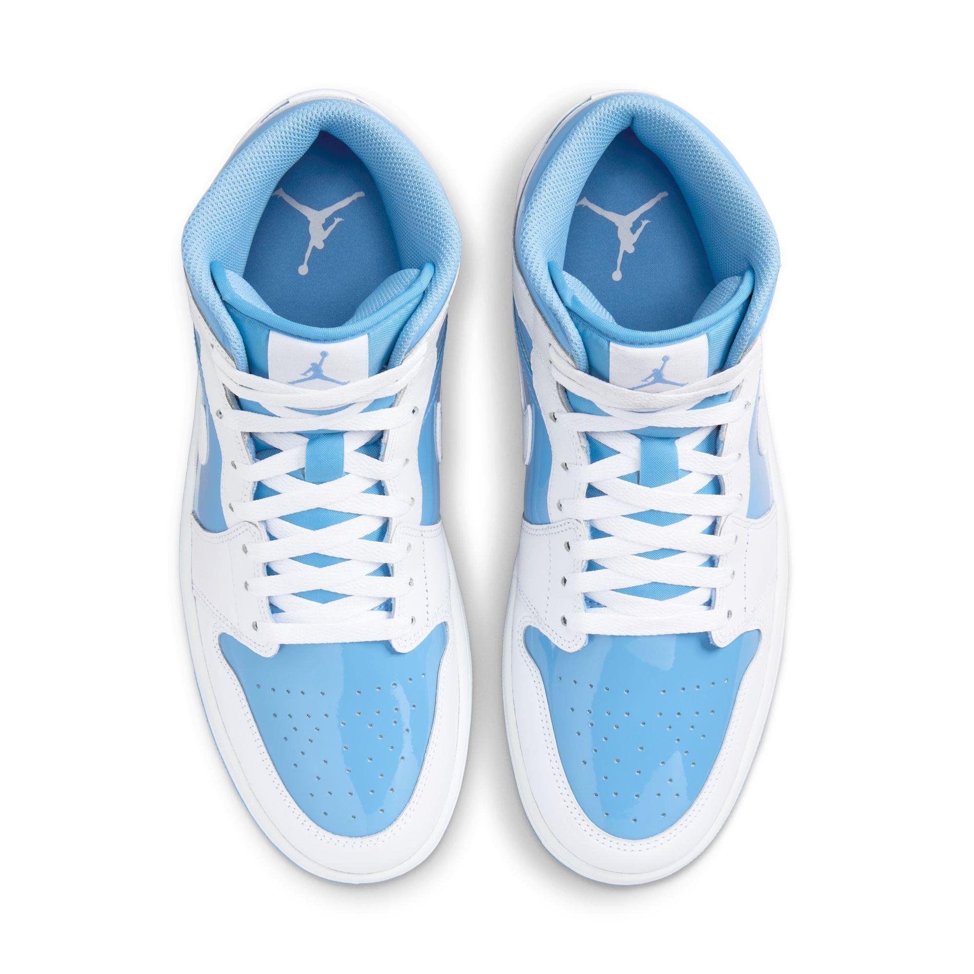 Jordan 1 Mid SE "White/Legend Blue" Men's Shoe - WHITE/BLUE Thumbnail View 7