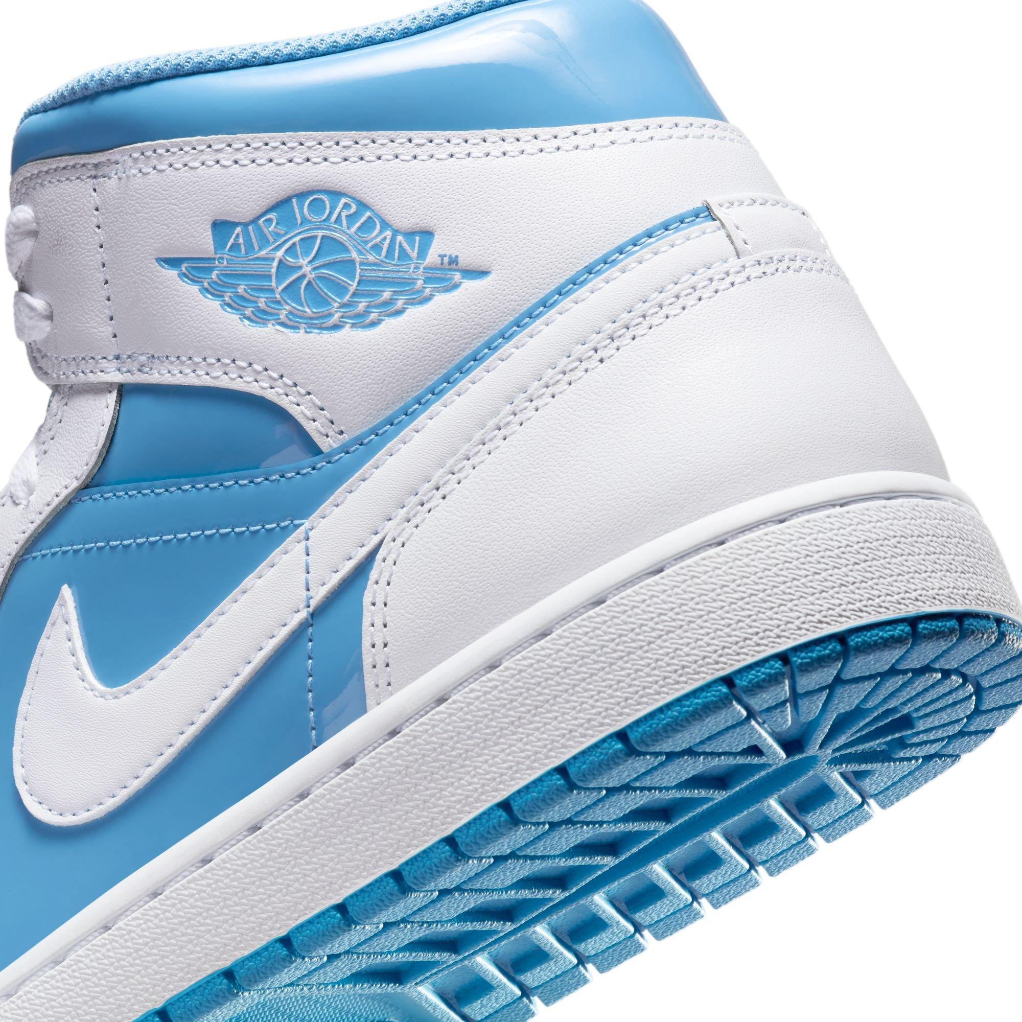 Jordan 1 Mid SE "White/Legend Blue" Men's Shoe - WHITE/BLUE Thumbnail View 11