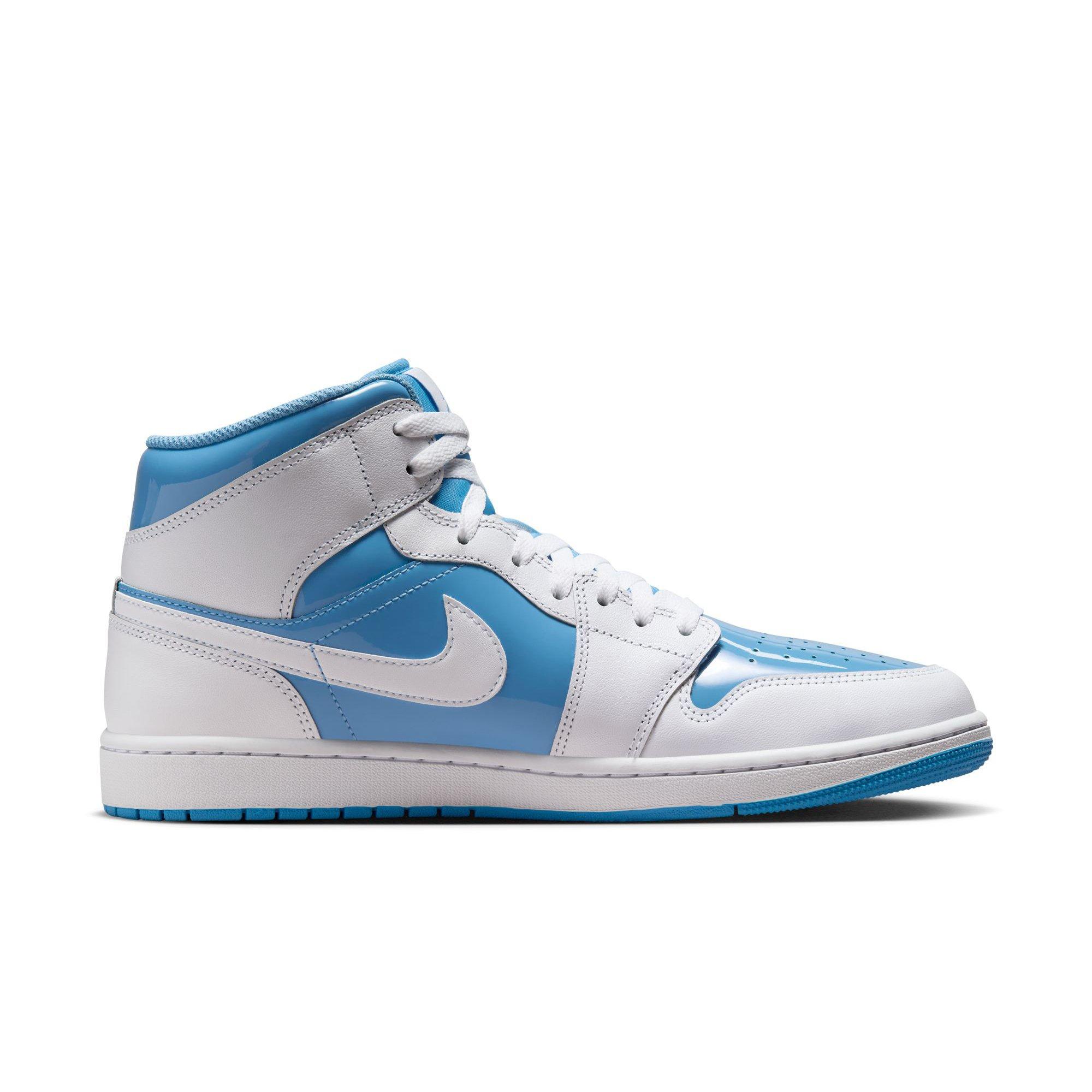 Jordan 1 Mid SE "White/Legend Blue" Men's Shoe - WHITE/BLUE Thumbnail View 2