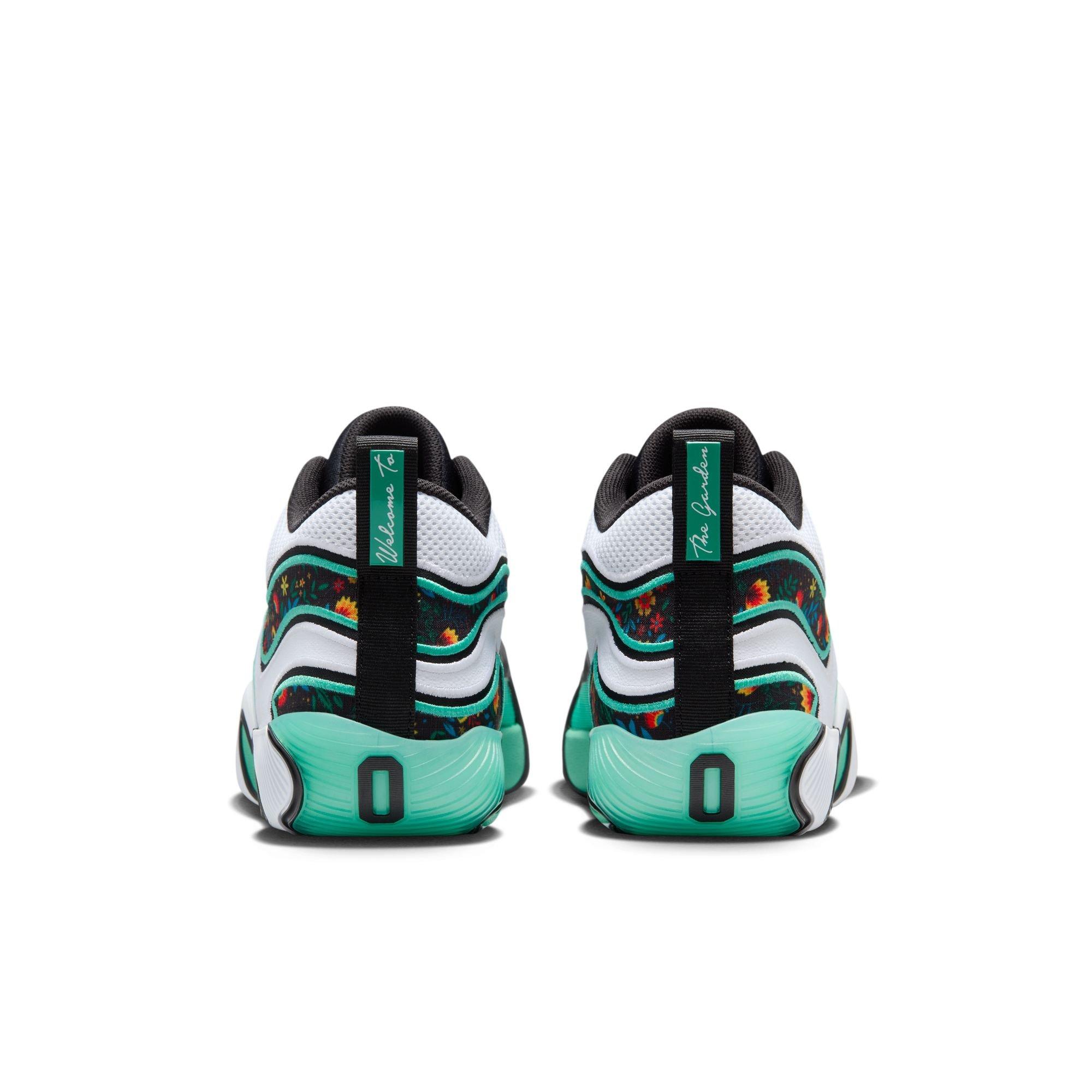 Jordan Tatum 3 "Welcome to the Garden" Men's Basketball Shoe - WHITE/BLACK/KINETIC GREEN Thumbnail View 9