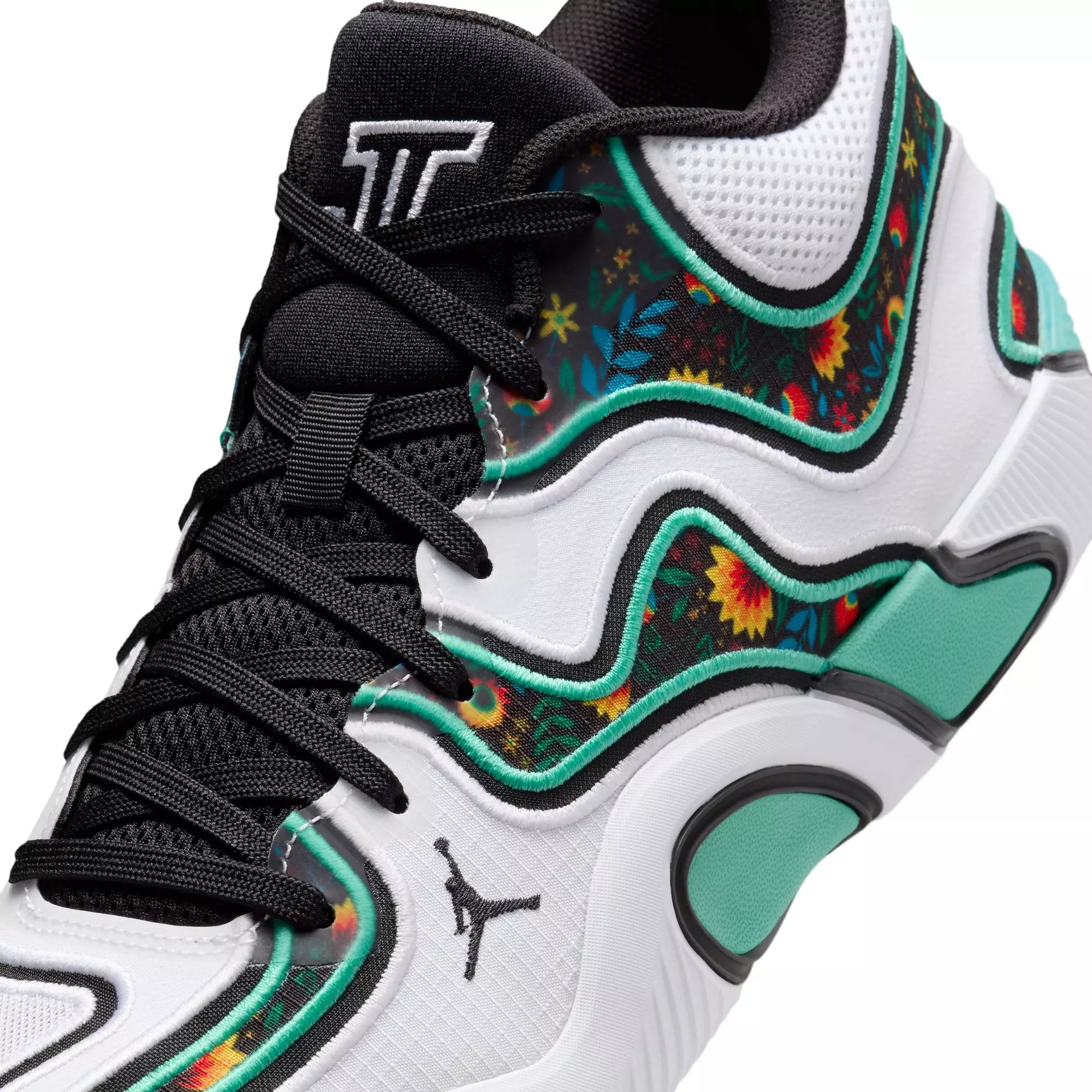 Jordan Tatum 3 "Welcome to the Garden" Men's Basketball Shoe - WHITE/BLACK/KINETIC GREEN