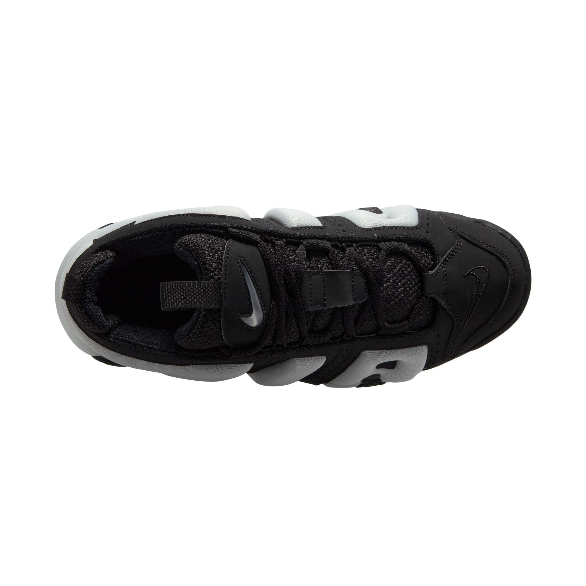 Nike Scottie Pippen Air More Uptempo Low "Black/Photon Dust/Metallic Silver" Men's Shoe - BLACK/WHITE Thumbnail View 6