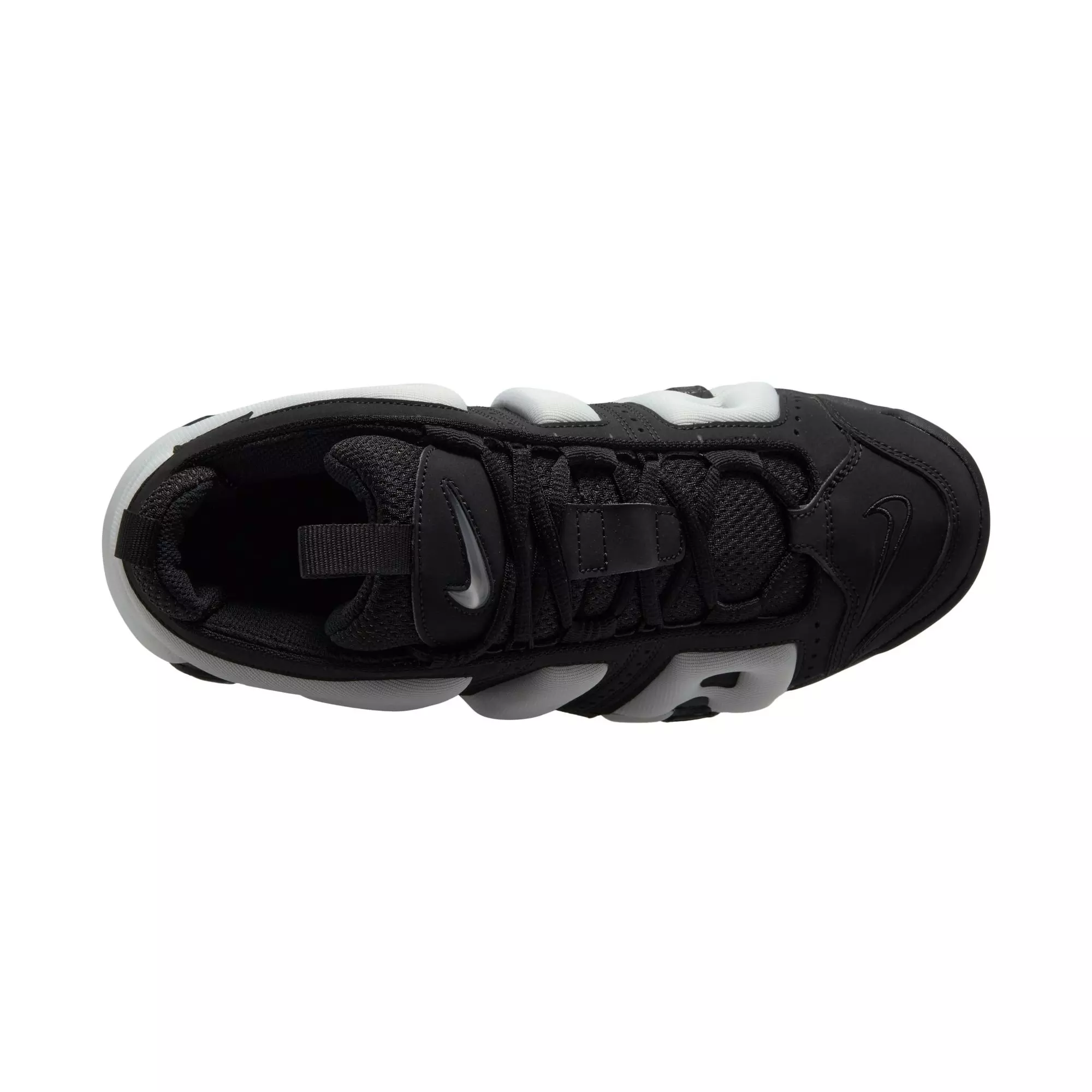 Nike Scottie Pippen Air More Uptempo Low "Black/Photon Dust/Metallic Silver" Men's Shoe - BLACK/WHITE