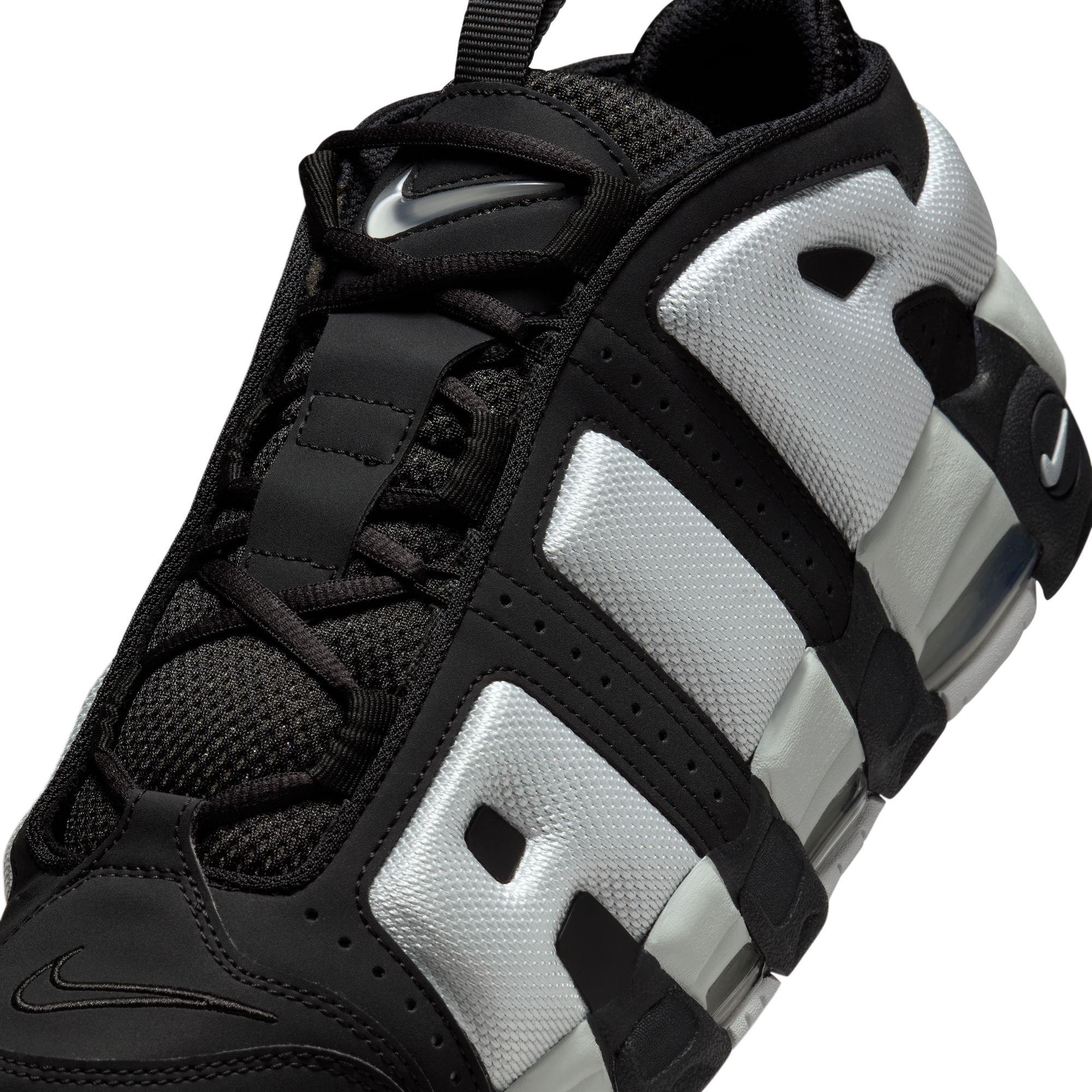 Nike Scottie Pippen Air More Uptempo Low "Black/Photon Dust/Metallic Silver" Men's Shoe - BLACK/WHITE Thumbnail View 10