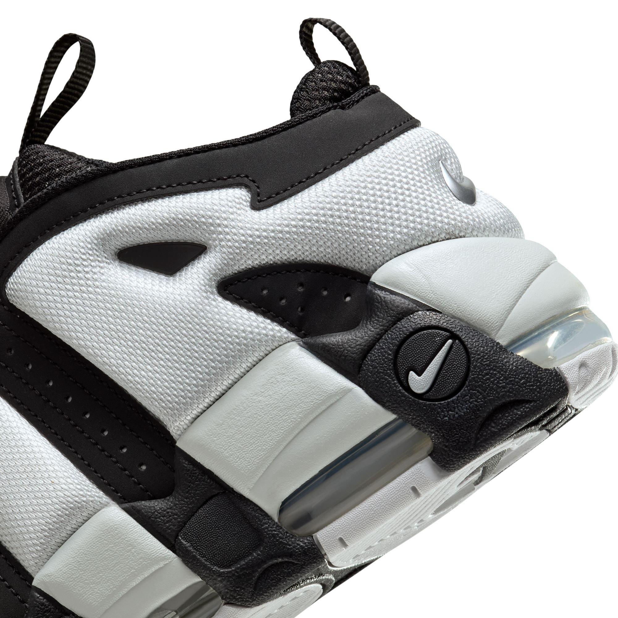 Nike Scottie Pippen Air More Uptempo Low "Black/Photon Dust/Metallic Silver" Men's Shoe - BLACK/WHITE Thumbnail View 11