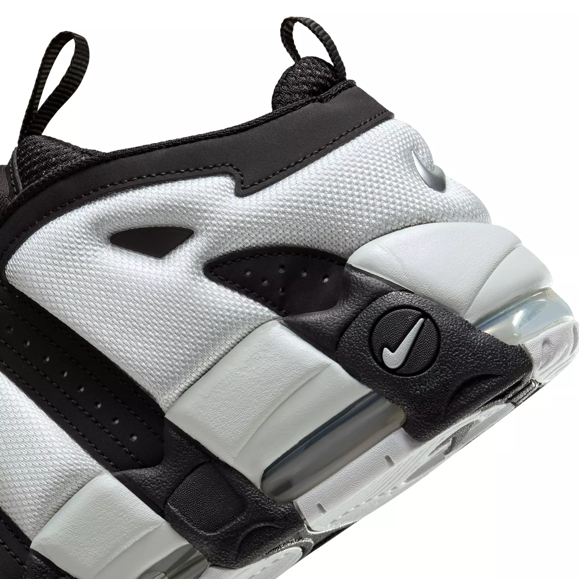 Nike Scottie Pippen Air More Uptempo Low "Black/Photon Dust/Metallic Silver" Men's Shoe - BLACK/WHITE