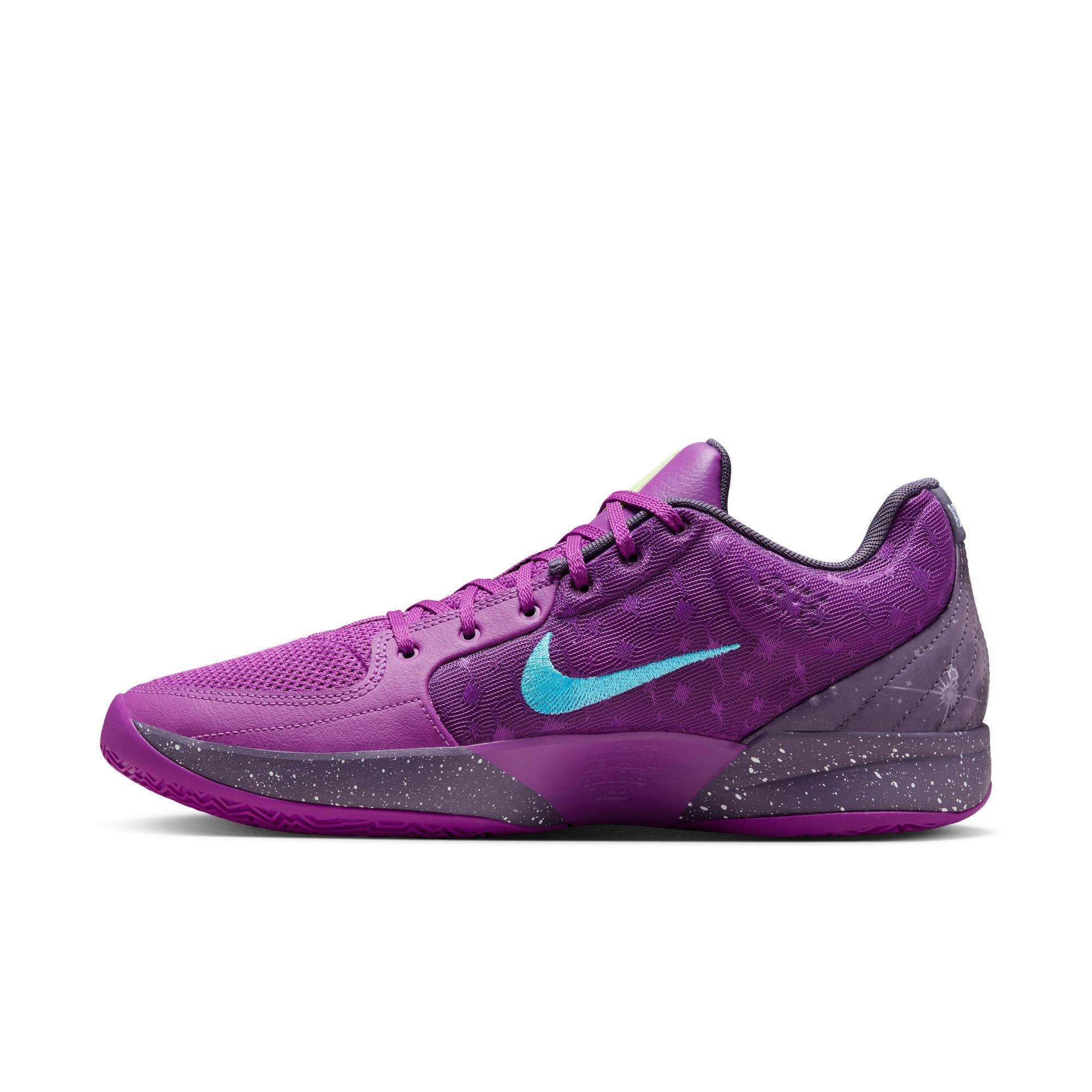 Nike Ja 2 "Purple Sky" Men's Basketball Shoe - BOLD BERRY/BALTIC BLUE/LEMON TWIST Thumbnail View 8