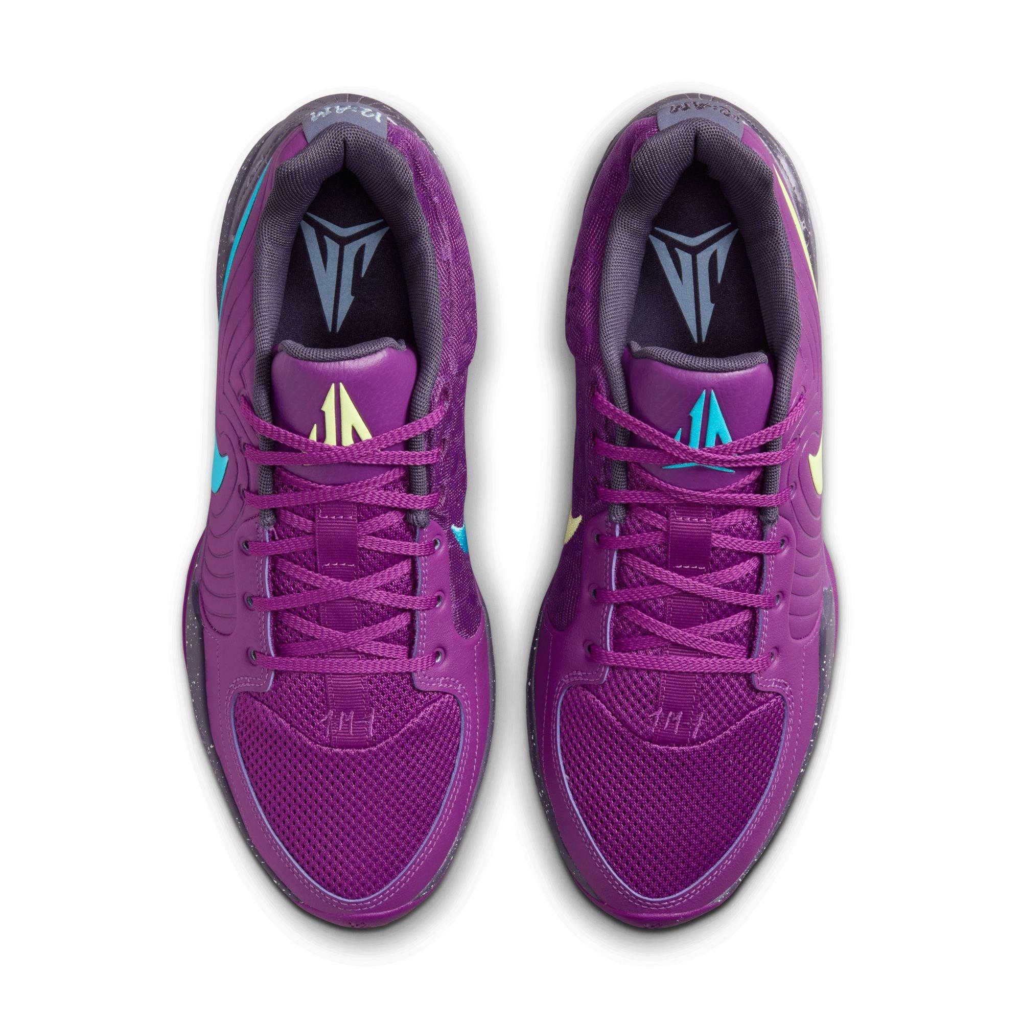 Nike Ja 2 "Purple Sky" Men's Basketball Shoe - BOLD BERRY/BALTIC BLUE/LEMON TWIST Thumbnail View 10