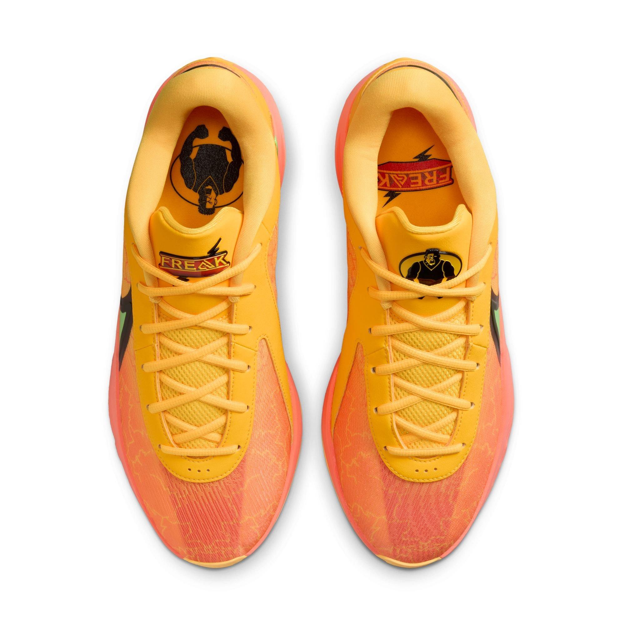 Nike Freak 6 "Fright Night" Men's Basketball Shoe - WILD MANGO/ACTION GREEN/BLACK Thumbnail View 10