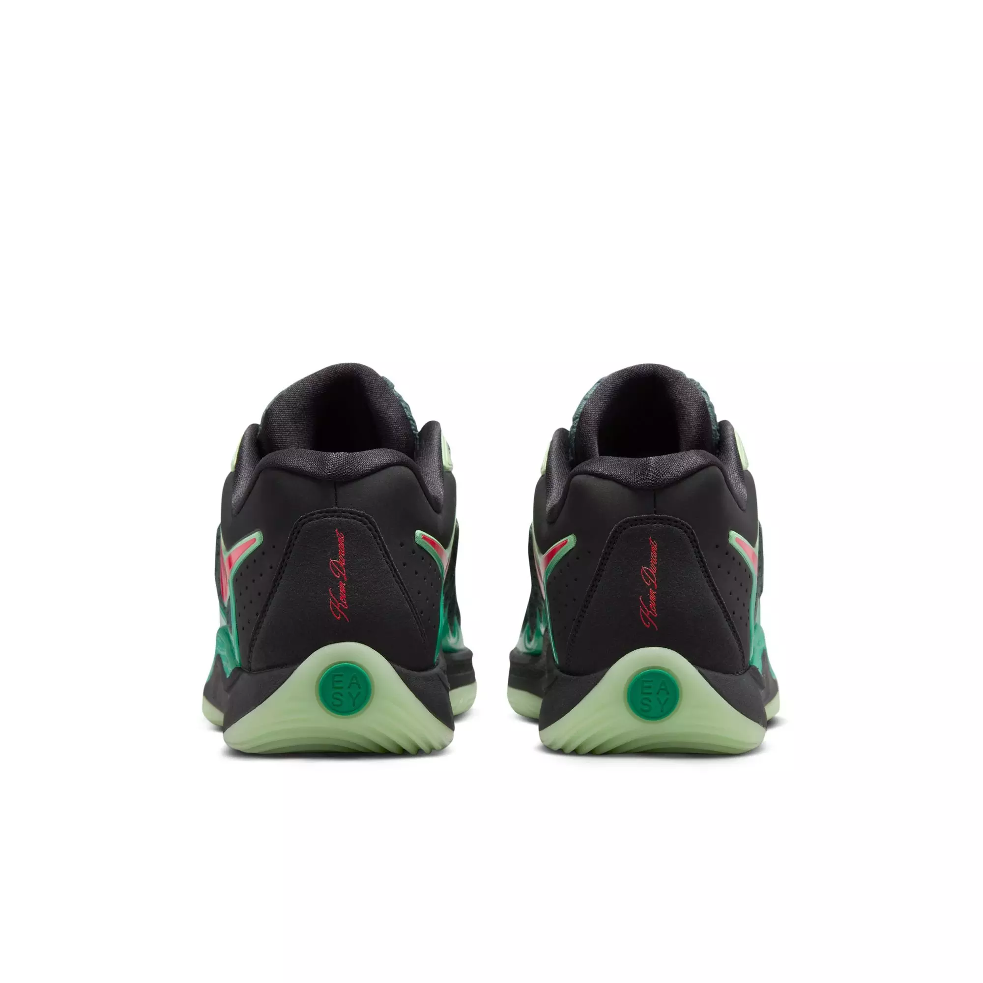 Nike KD17 "Easy Money Sniper" Men's Basketball Shoe - BLACK/BRIGHT CRIMSON/VINTAGE GREEN