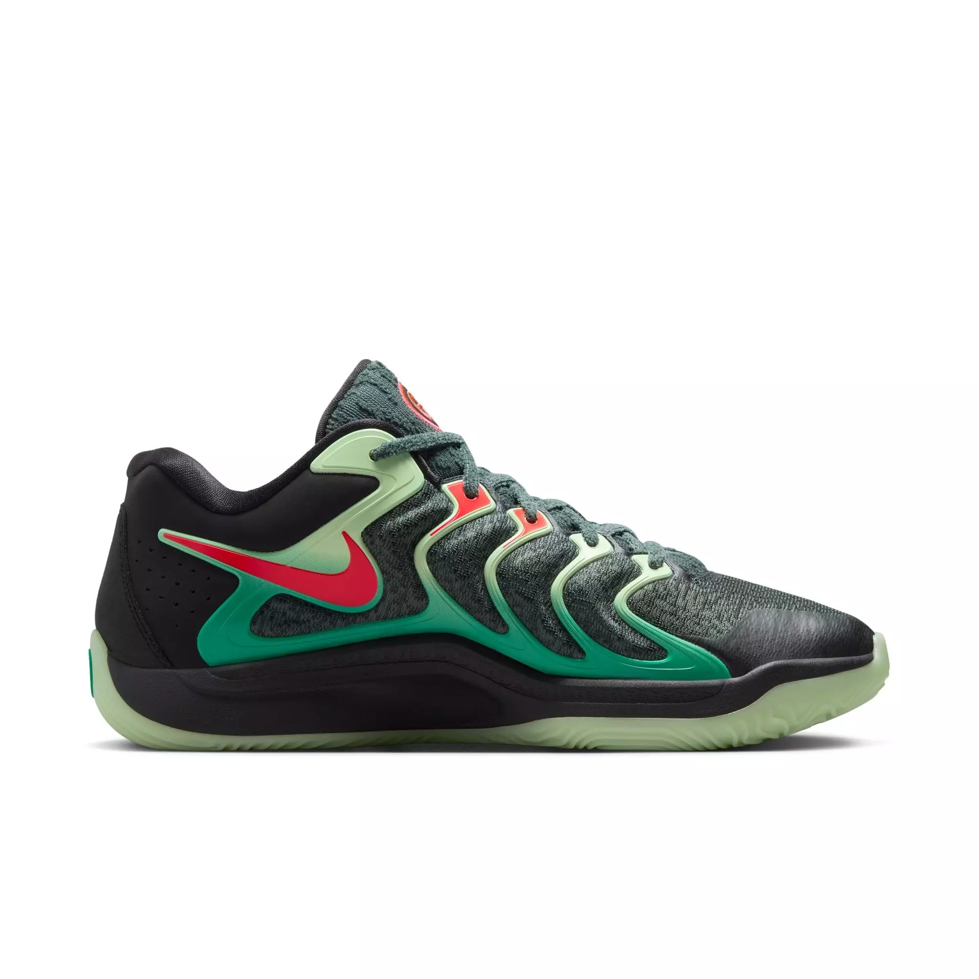 Nike KD17 "Easy Money Sniper" Men's Basketball Shoe - BLACK/BRIGHT CRIMSON/VINTAGE GREEN