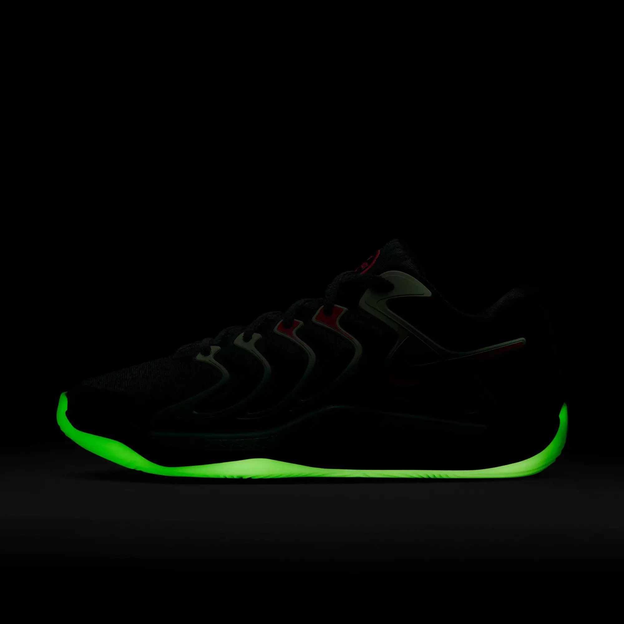 Nike KD17 "Easy Money Sniper" Men's Basketball Shoe - BLACK/BRIGHT CRIMSON/VINTAGE GREEN
