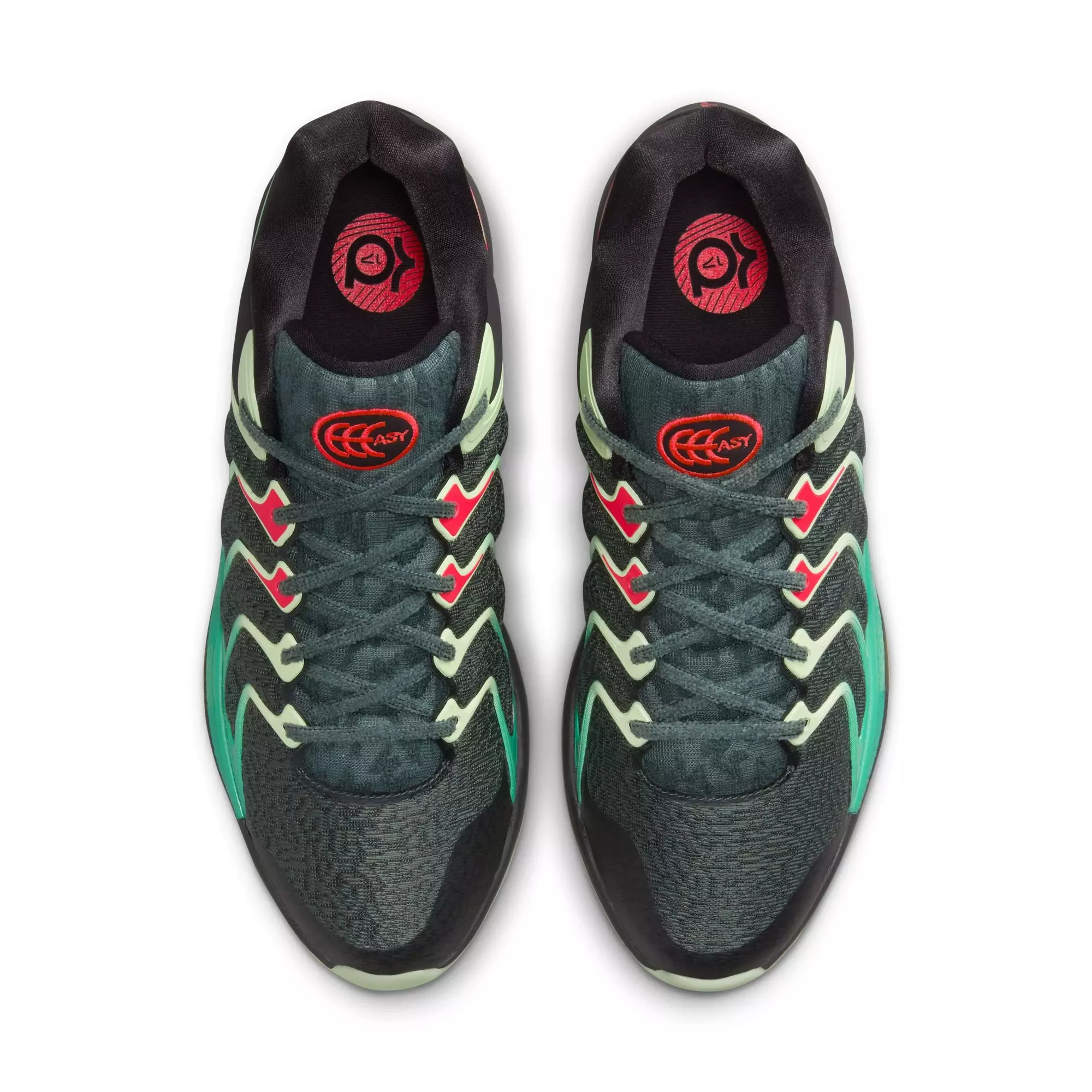 Nike KD17 "Easy Money Sniper" Men's Basketball Shoe - BLACK/BRIGHT CRIMSON/VINTAGE GREEN