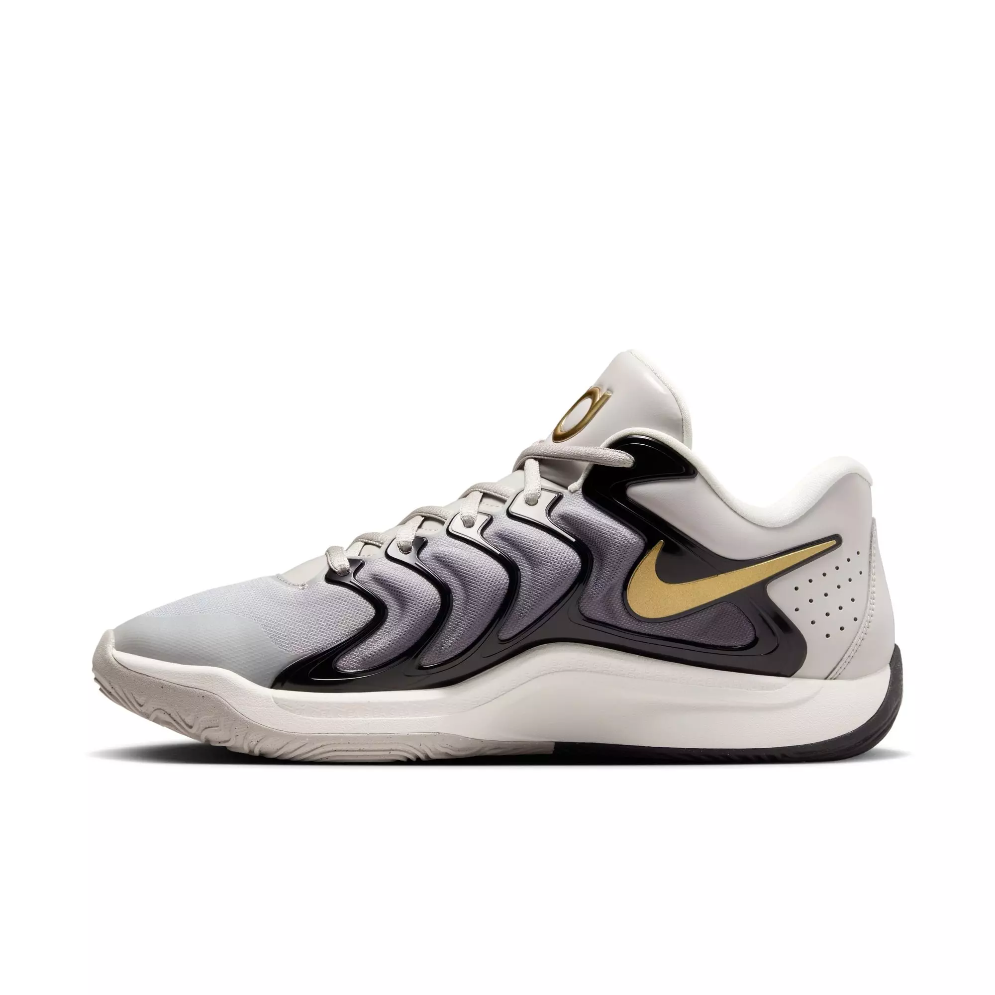 Nike KD17 "NYE" Men's Basketball Shoe - IRON ORE/METALLIC GOLD/BLACK