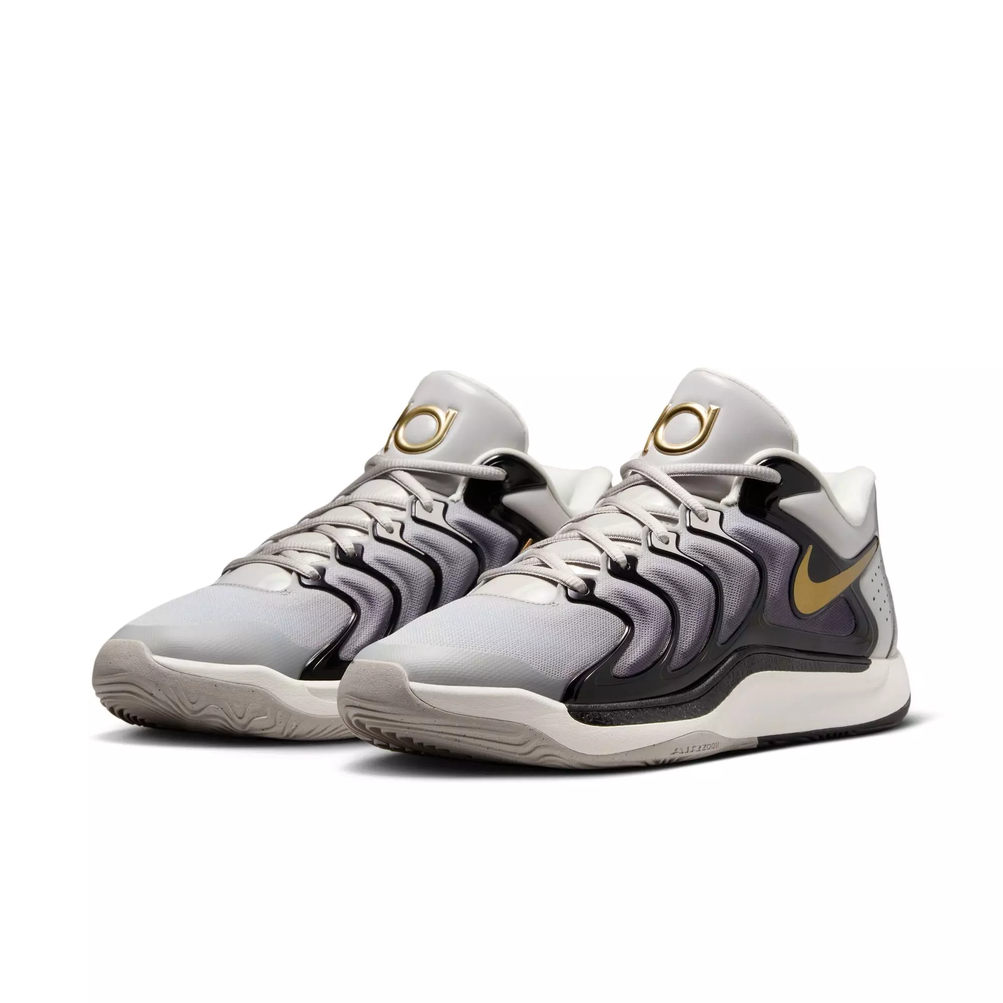Nike KD17 "NYE" Men's Basketball Shoe - IRON ORE/METALLIC GOLD/BLACK