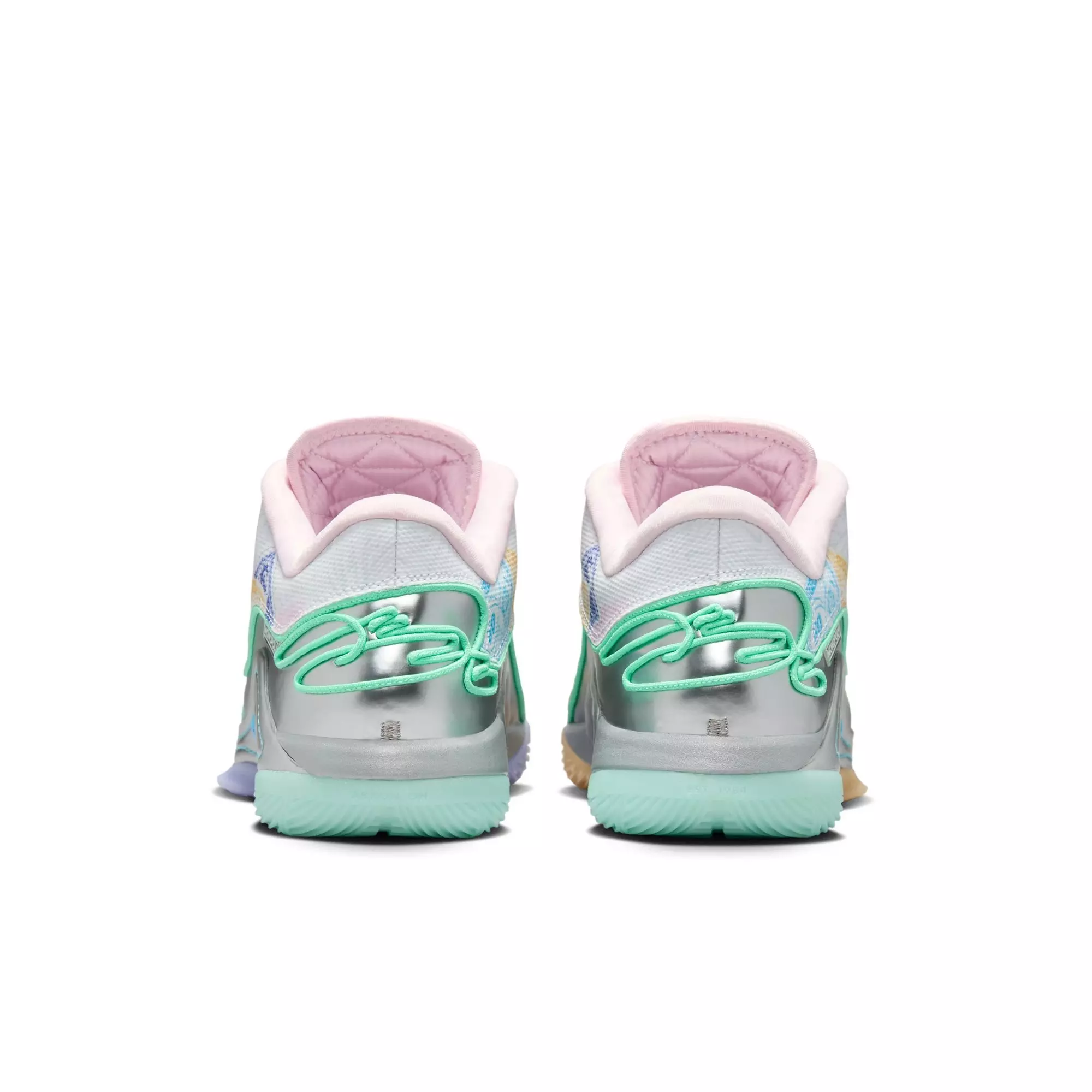 Nike LeBron XXII "Currency" Men's Basketball Shoe - BALTIC BLUE/GREEN GLOW/PINK FOAM