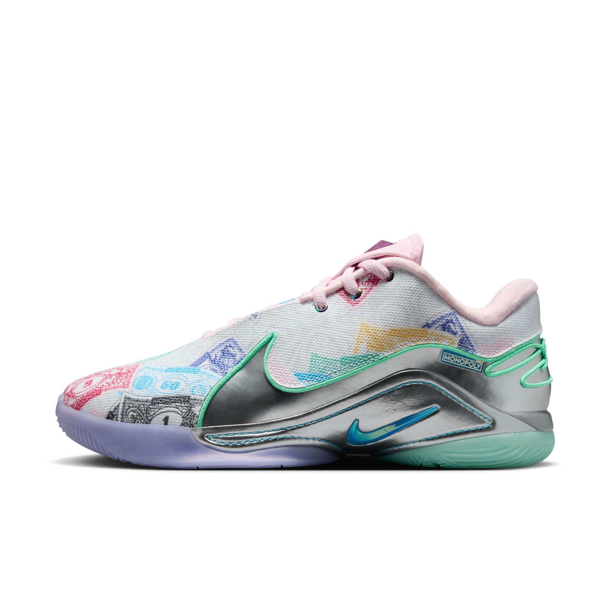 Nike LeBron XXII "Currency" Men's Basketball Shoe - BALTIC BLUE/GREEN GLOW/PINK FOAM Thumbnail View 11