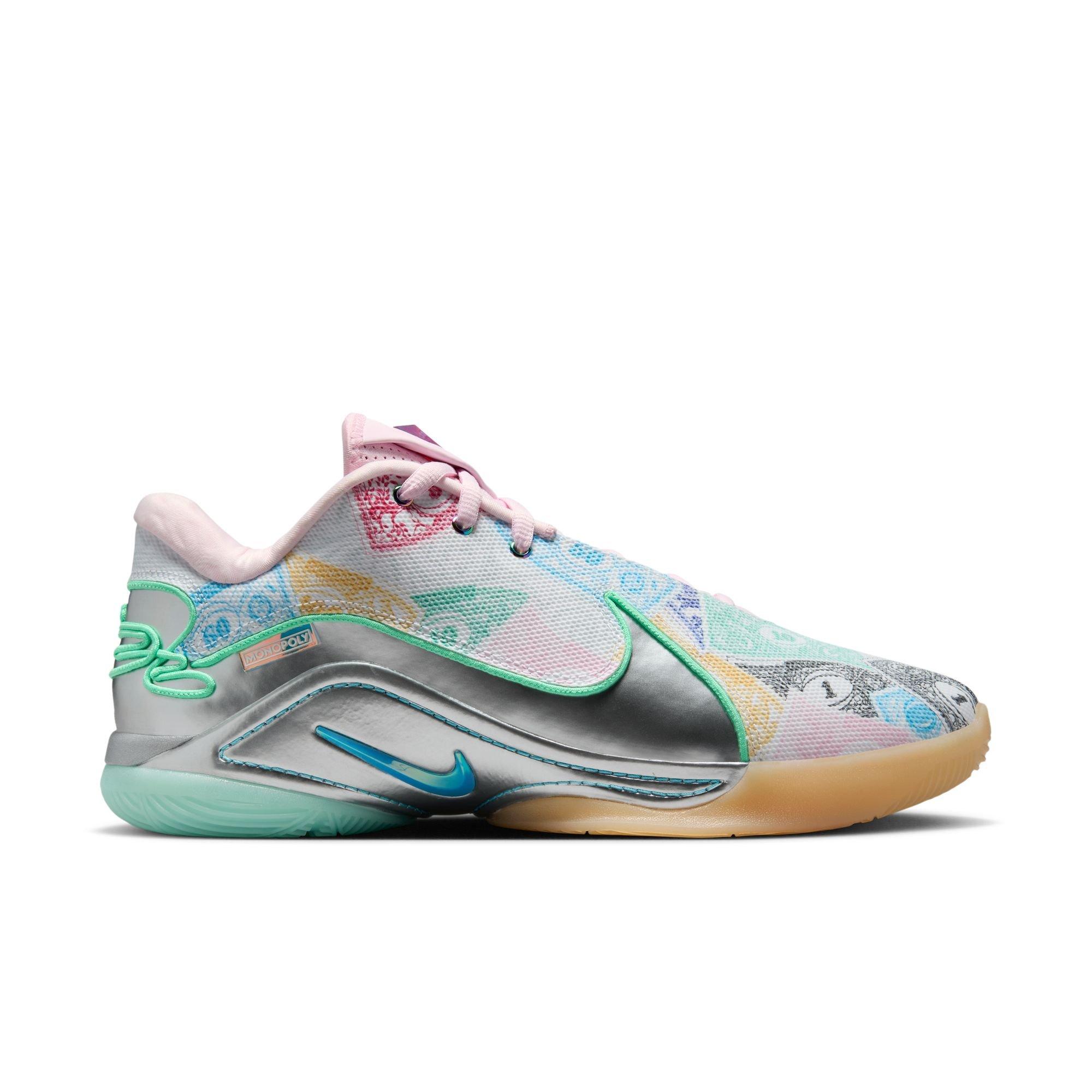 Nike LeBron XXII "Currency" Men's Basketball Shoe - BALTIC BLUE/GREEN GLOW/PINK FOAM Thumbnail View 1