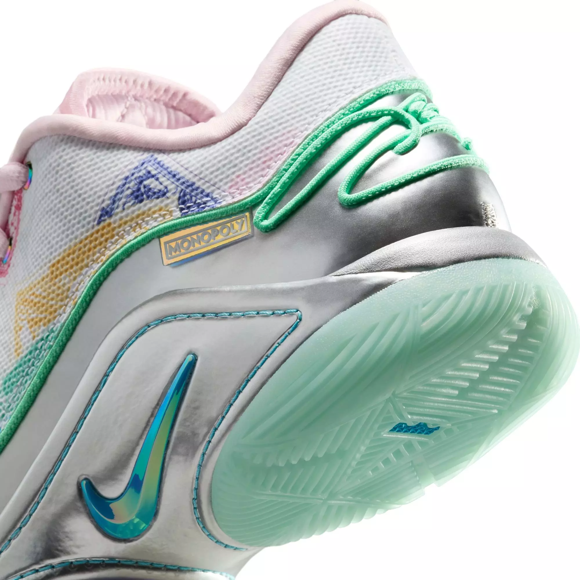 Nike LeBron XXII "Currency" Men's Basketball Shoe - BALTIC BLUE/GREEN GLOW/PINK FOAM