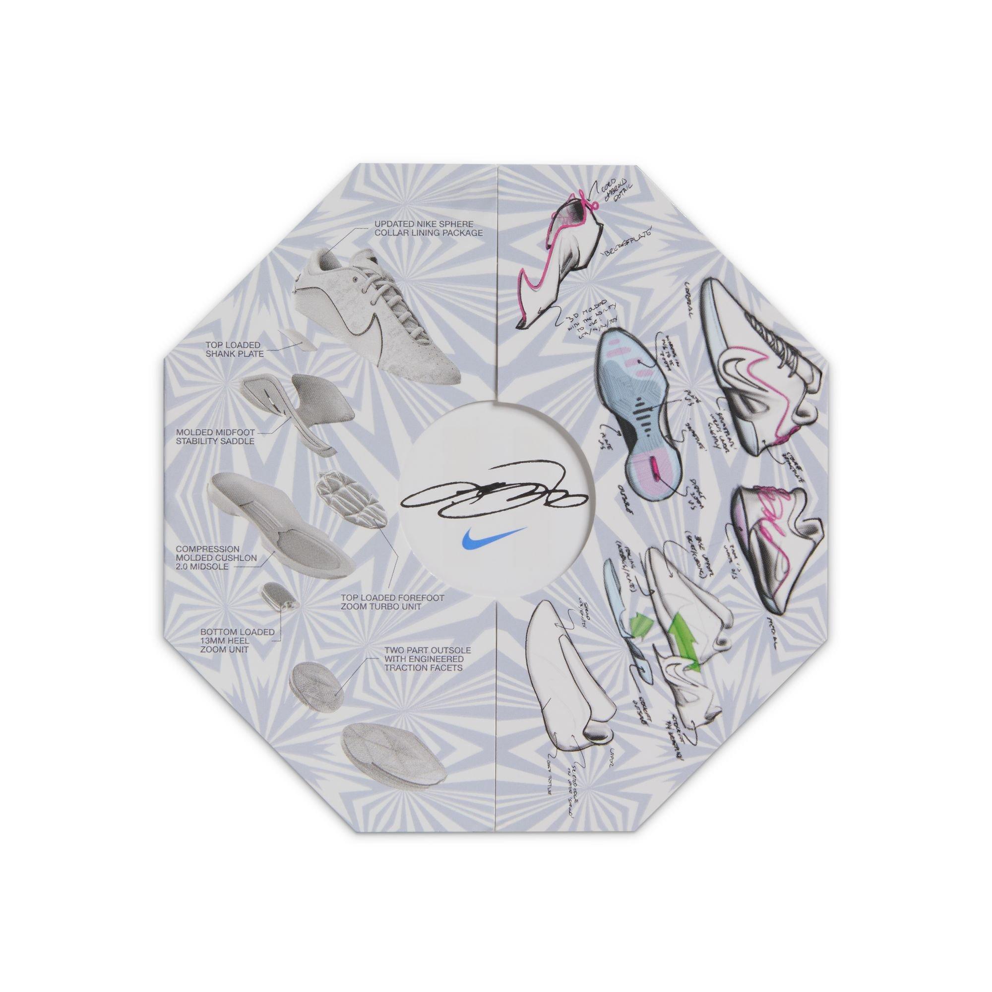 Nike LeBron XXII "Currency" Men's Basketball Shoe - BALTIC BLUE/GREEN GLOW/PINK FOAM Thumbnail View 9