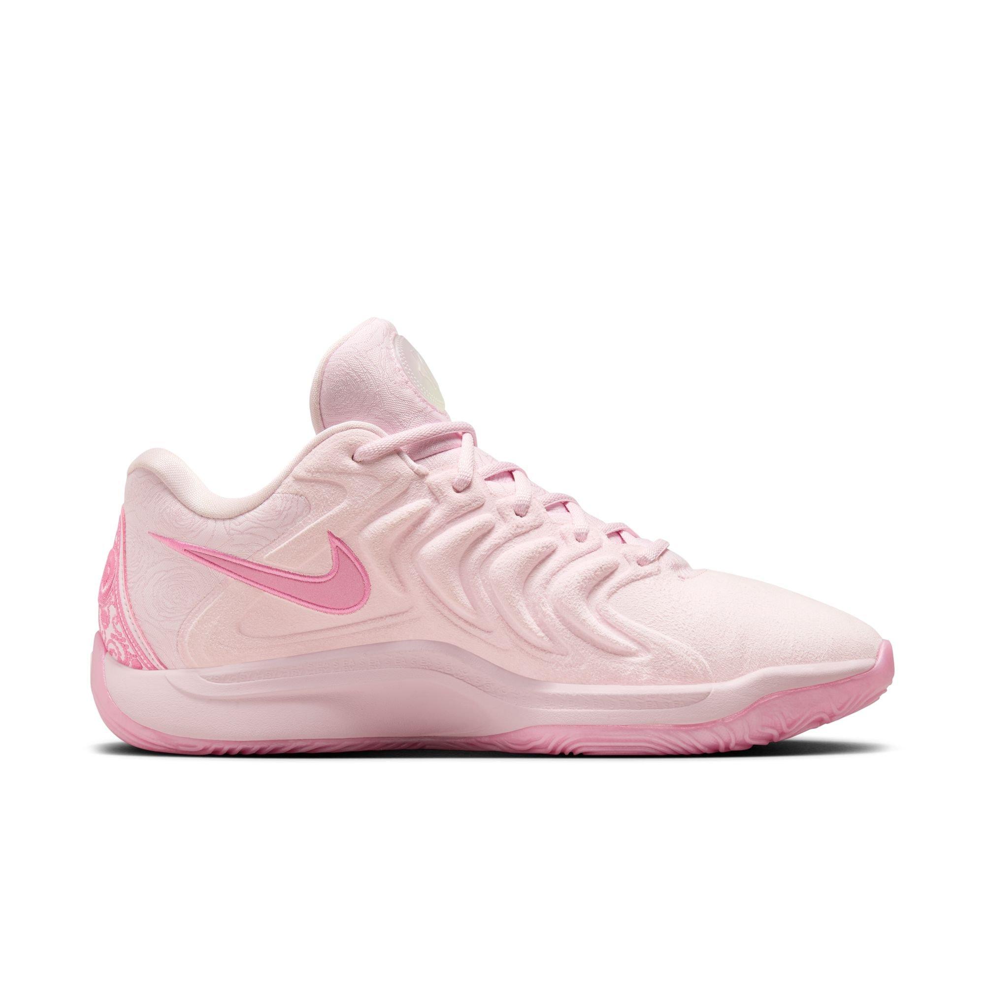 Nike KD17 "Aunt Pearl" Unisex Basketball Shoe - PINK FOAM /BEYOND PINK Thumbnail View 2