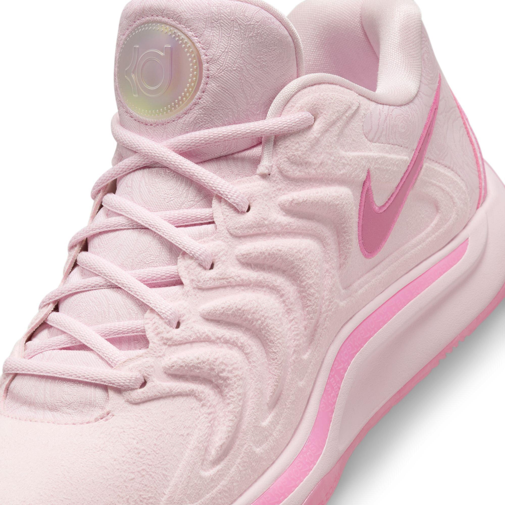 Nike KD17 "Aunt Pearl" Unisex Basketball Shoe - PINK FOAM /BEYOND PINK Thumbnail View 4