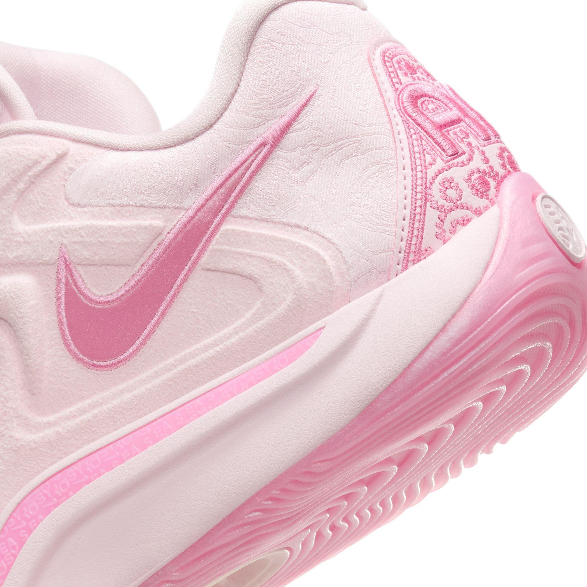Nike KD17 "Aunt Pearl" Unisex Basketball Shoe - PINK FOAM /BEYOND PINK Thumbnail View 5