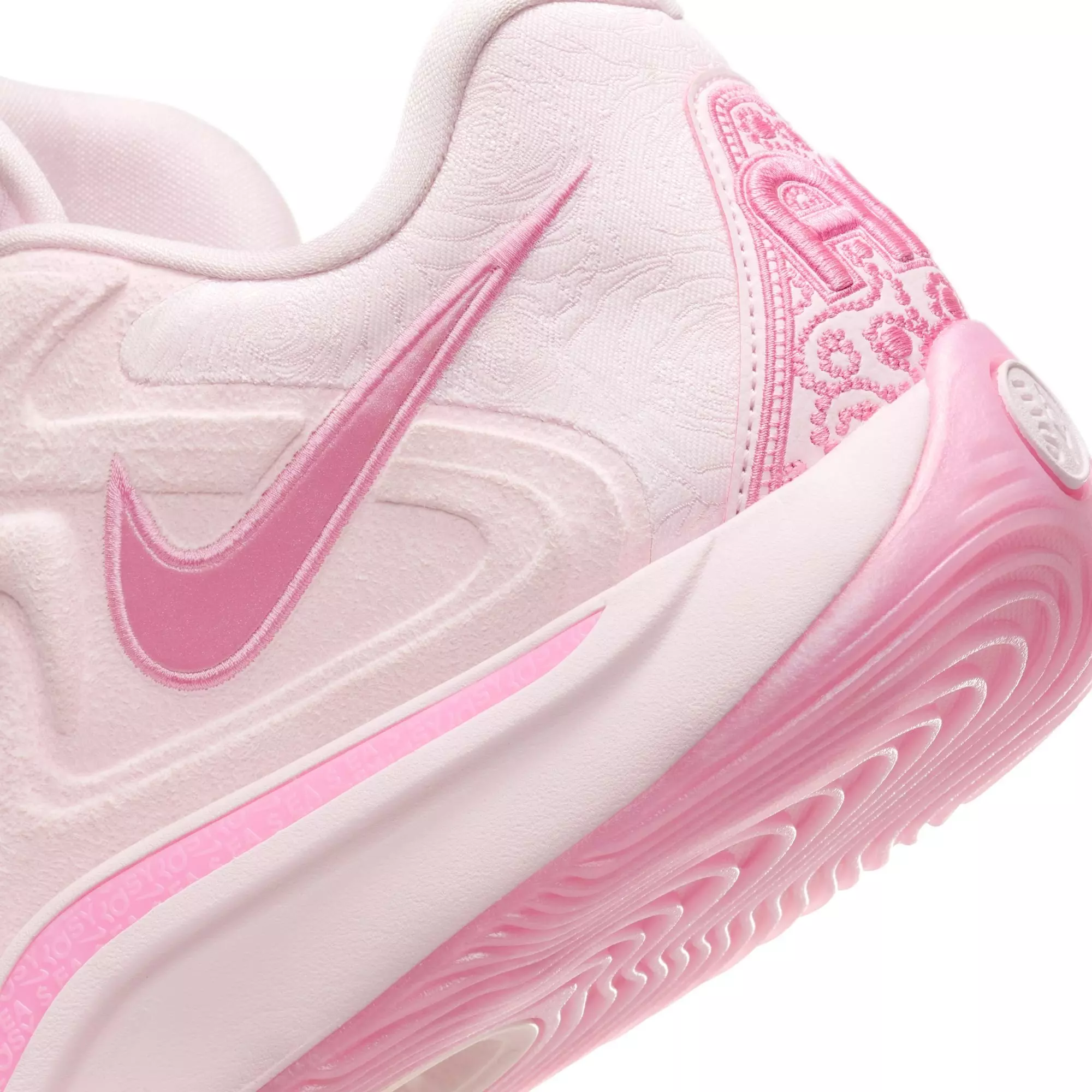 Nike KD17 "Aunt Pearl" Unisex Basketball Shoe - PINK FOAM /BEYOND PINK
