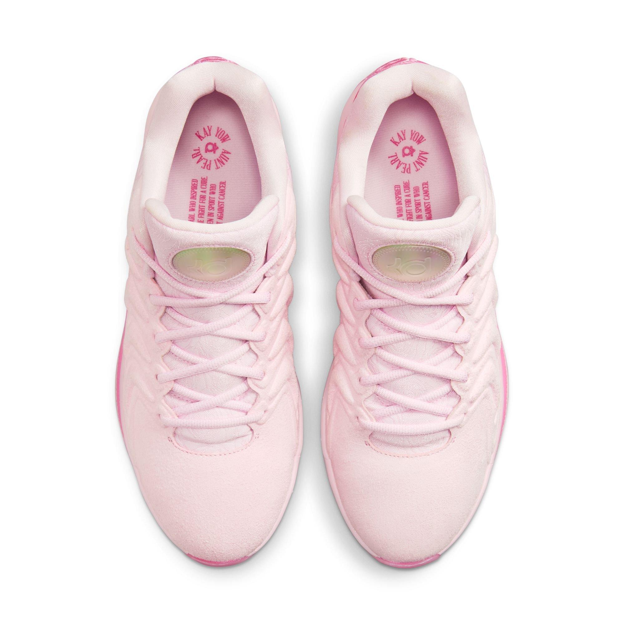 Nike KD17 "Aunt Pearl" Unisex Basketball Shoe - PINK FOAM /BEYOND PINK Thumbnail View 9