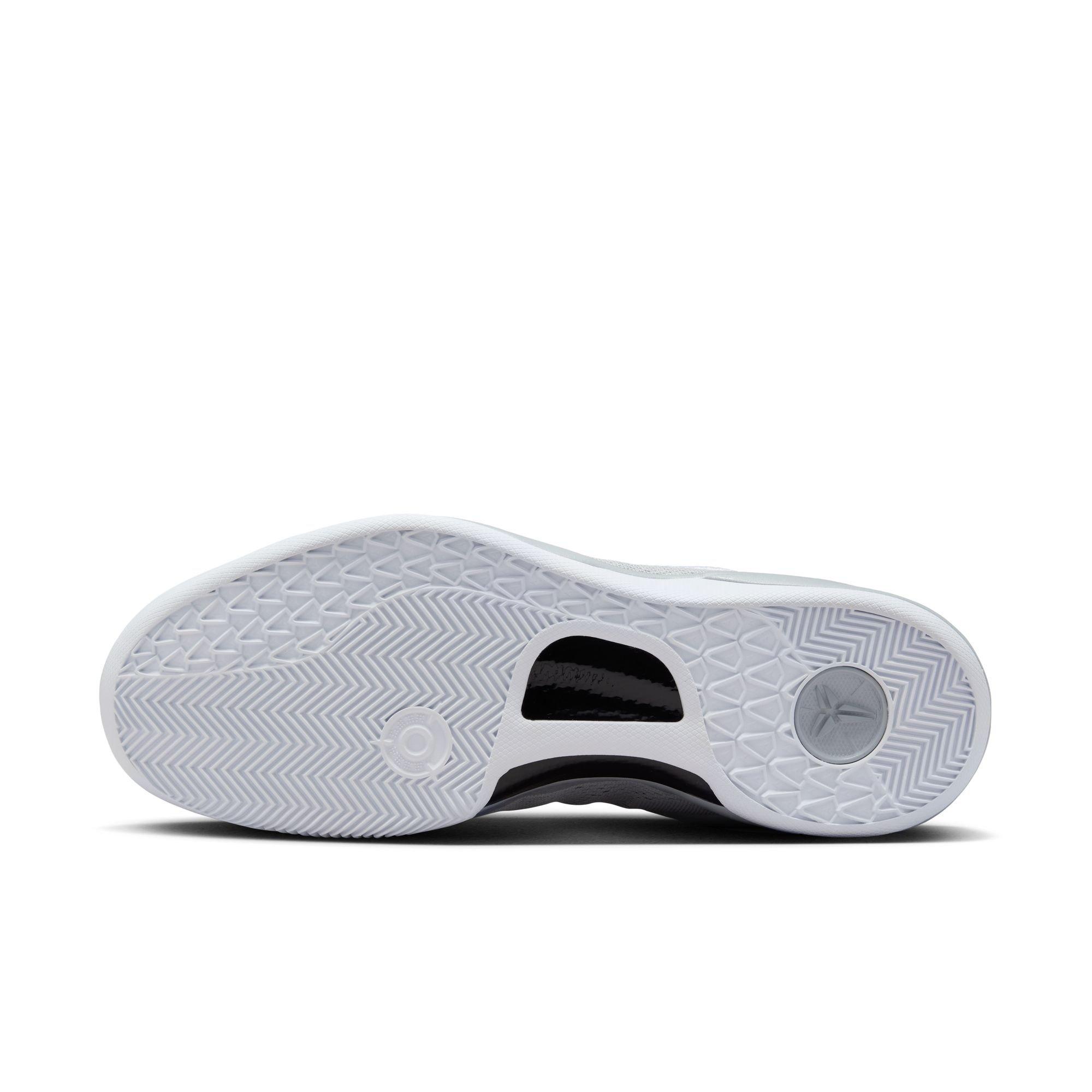 Nike Kobe 8 Protro "Wolf Grey" Men's Basketball Shoe - WOLF GREY/WHITE Thumbnail View 12