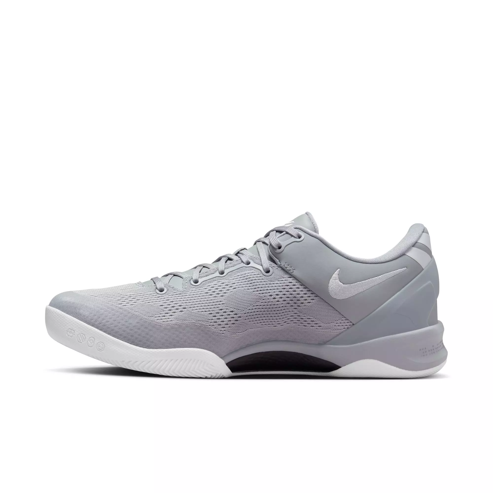 Nike Kobe 8 Protro "Wolf Grey" Men's Basketball Shoe - WOLF GREY/WHITE